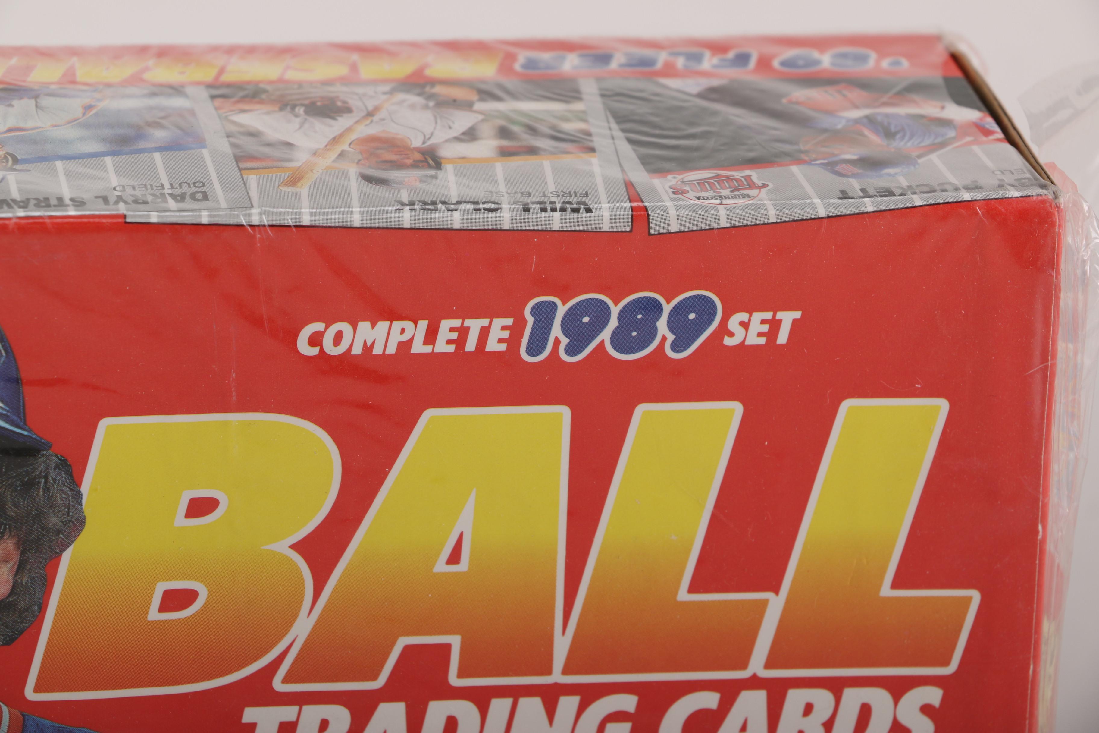 Boxes of Baseball Cards