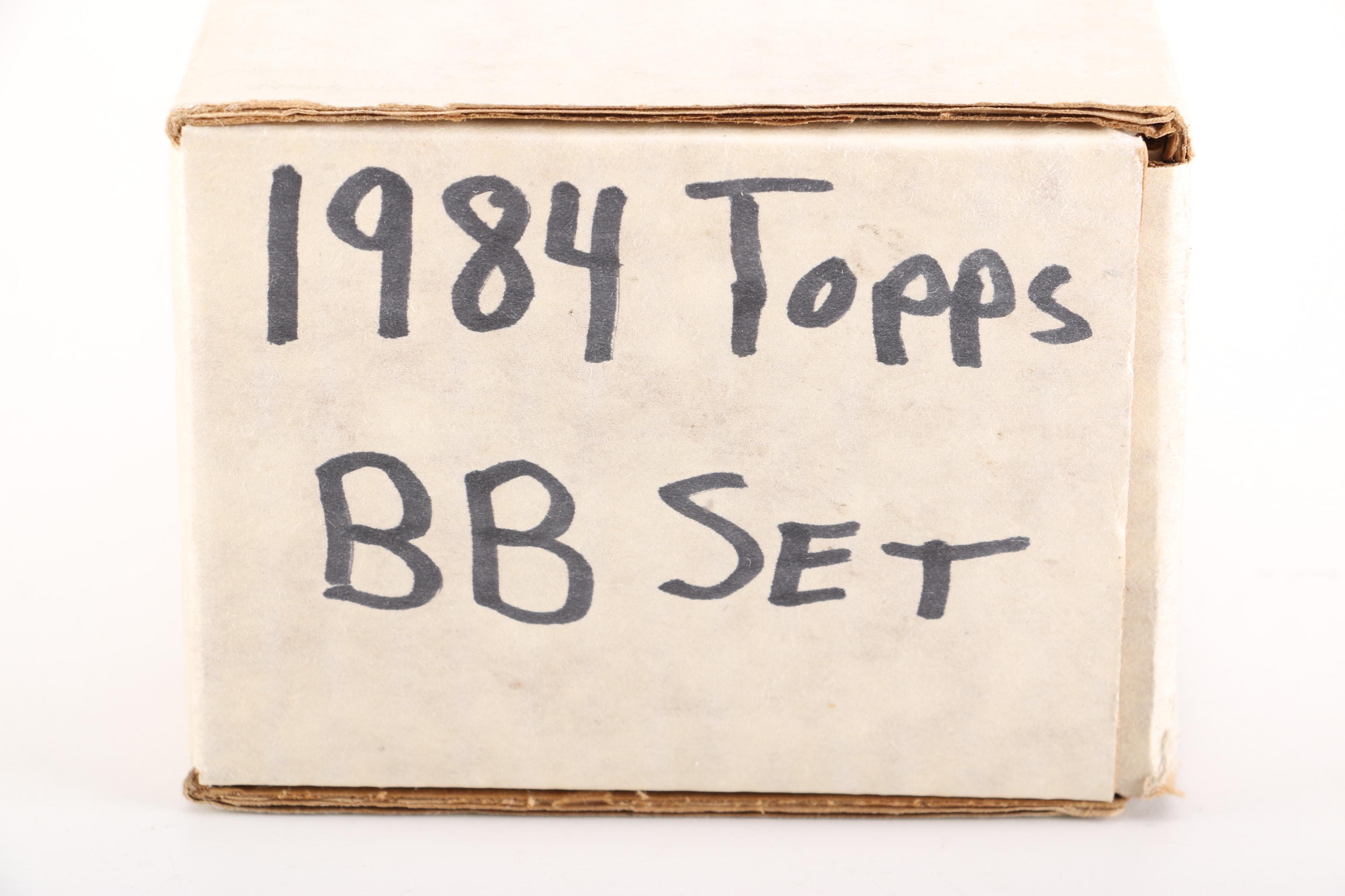 Boxes of Baseball Cards