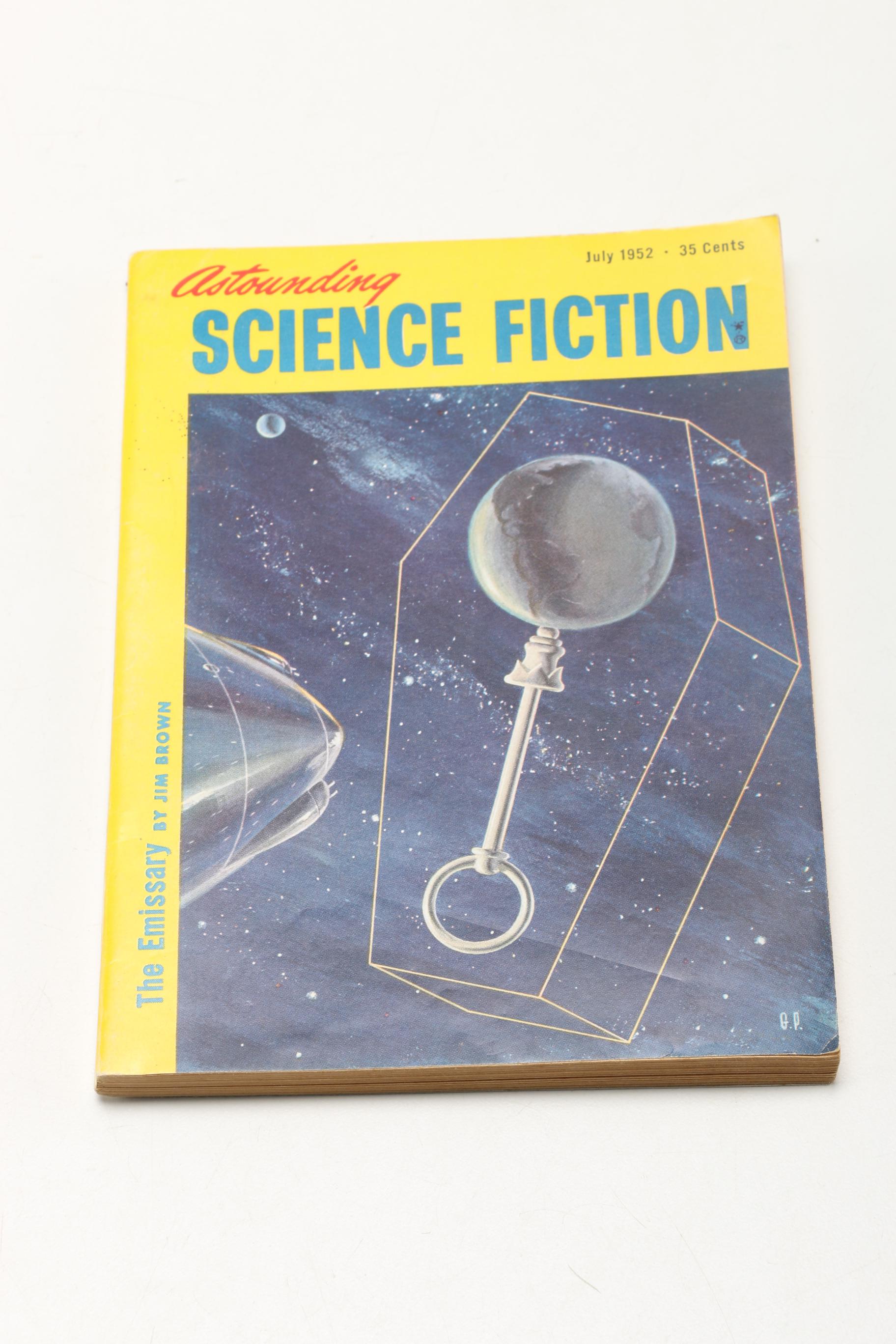 Collection of "Astounding Science Fiction" Pulp Fiction Magazines