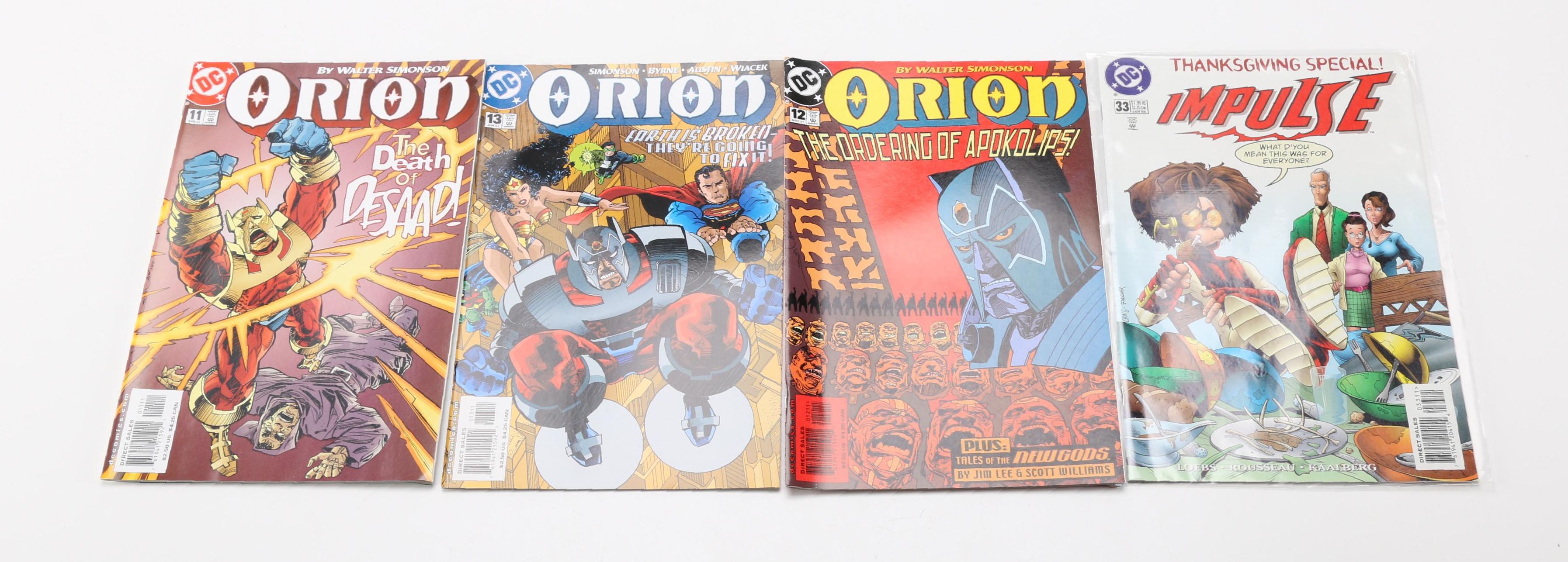 Modern Age "Spectre", "Orion" And "Impulse" Comics
