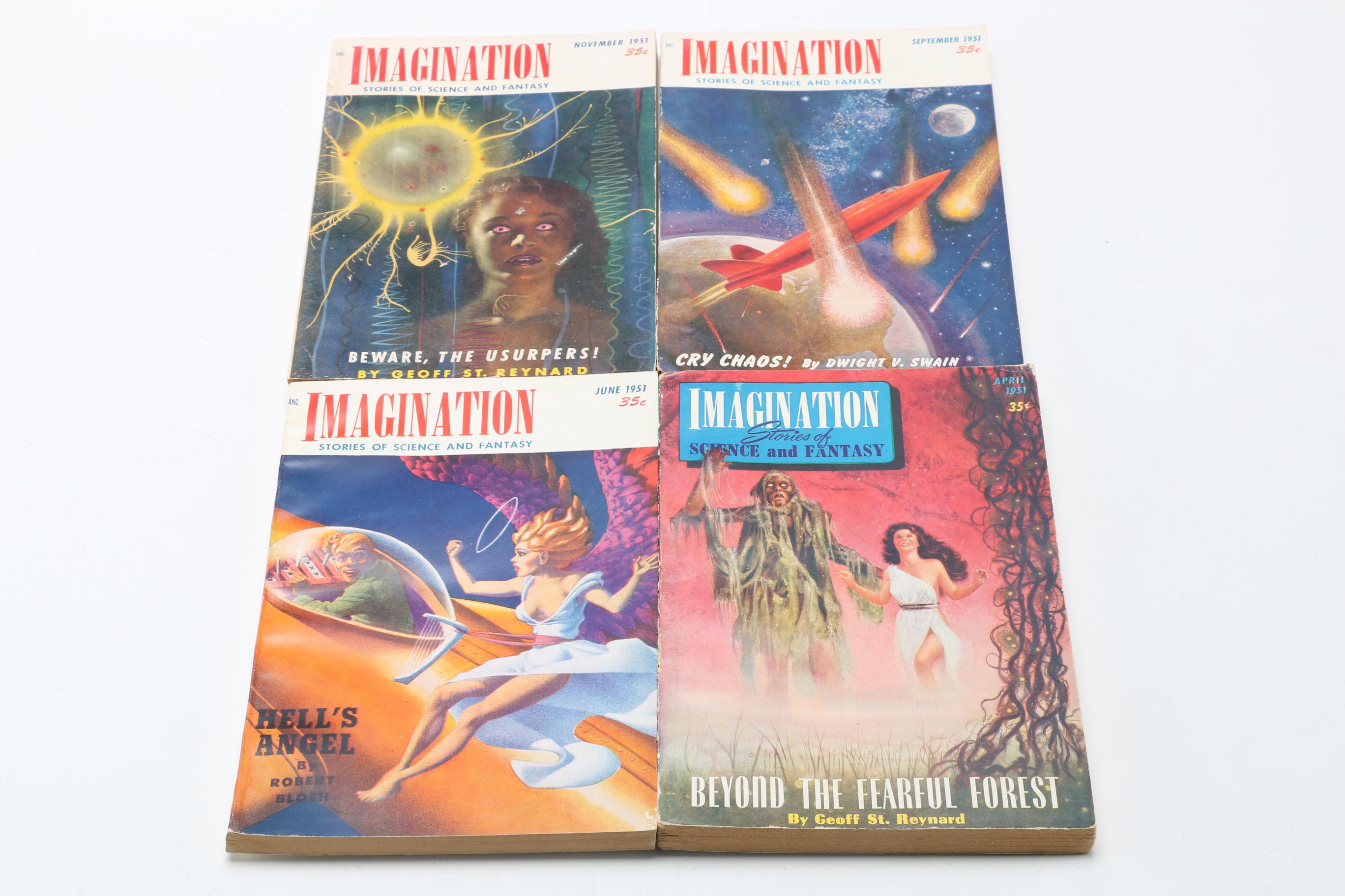 1951-52 Ten Issues of "Imagination Stories of Science and Fantasy"