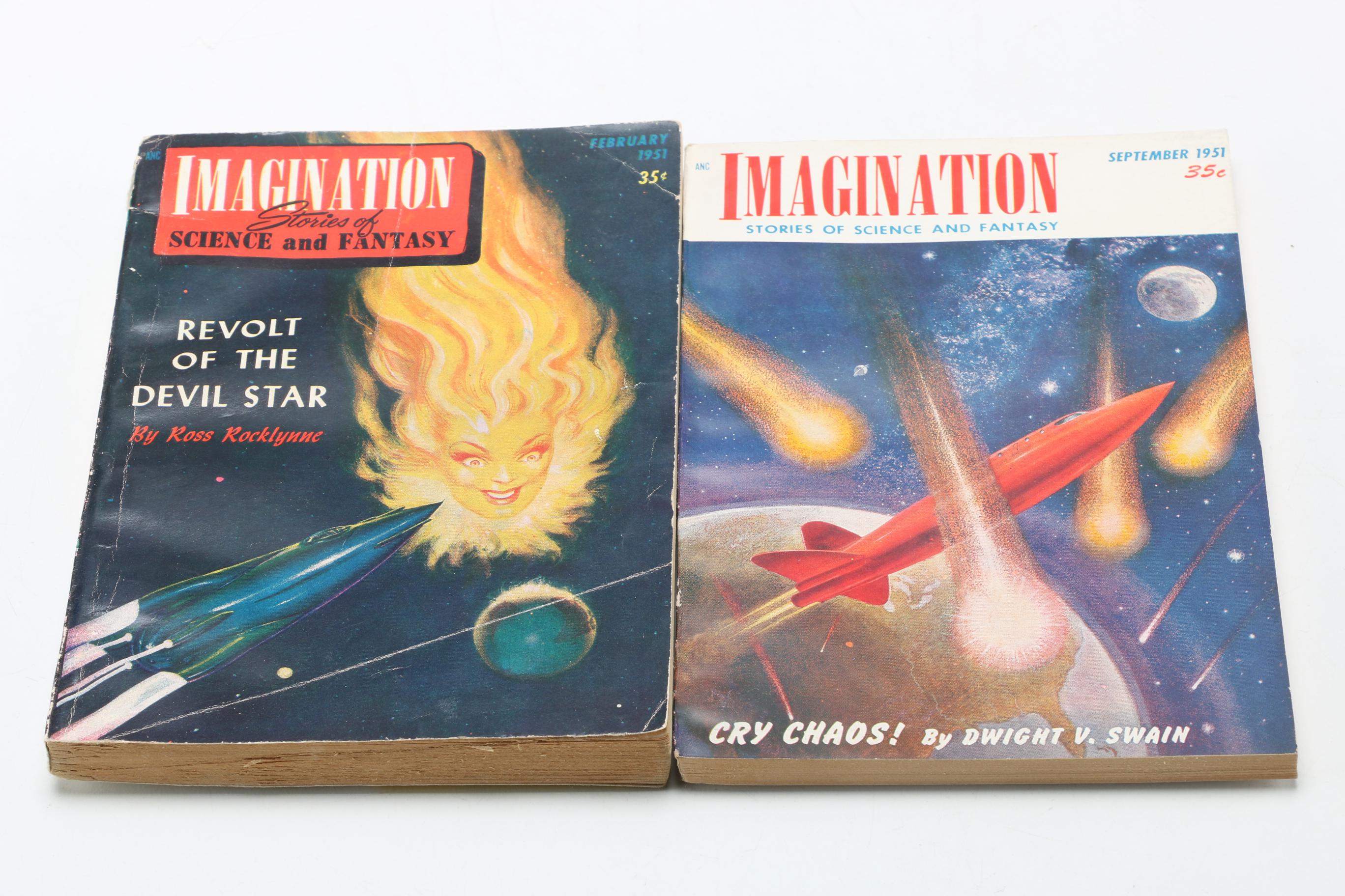 1951-52 Ten Issues of "Imagination Stories of Science and Fantasy"