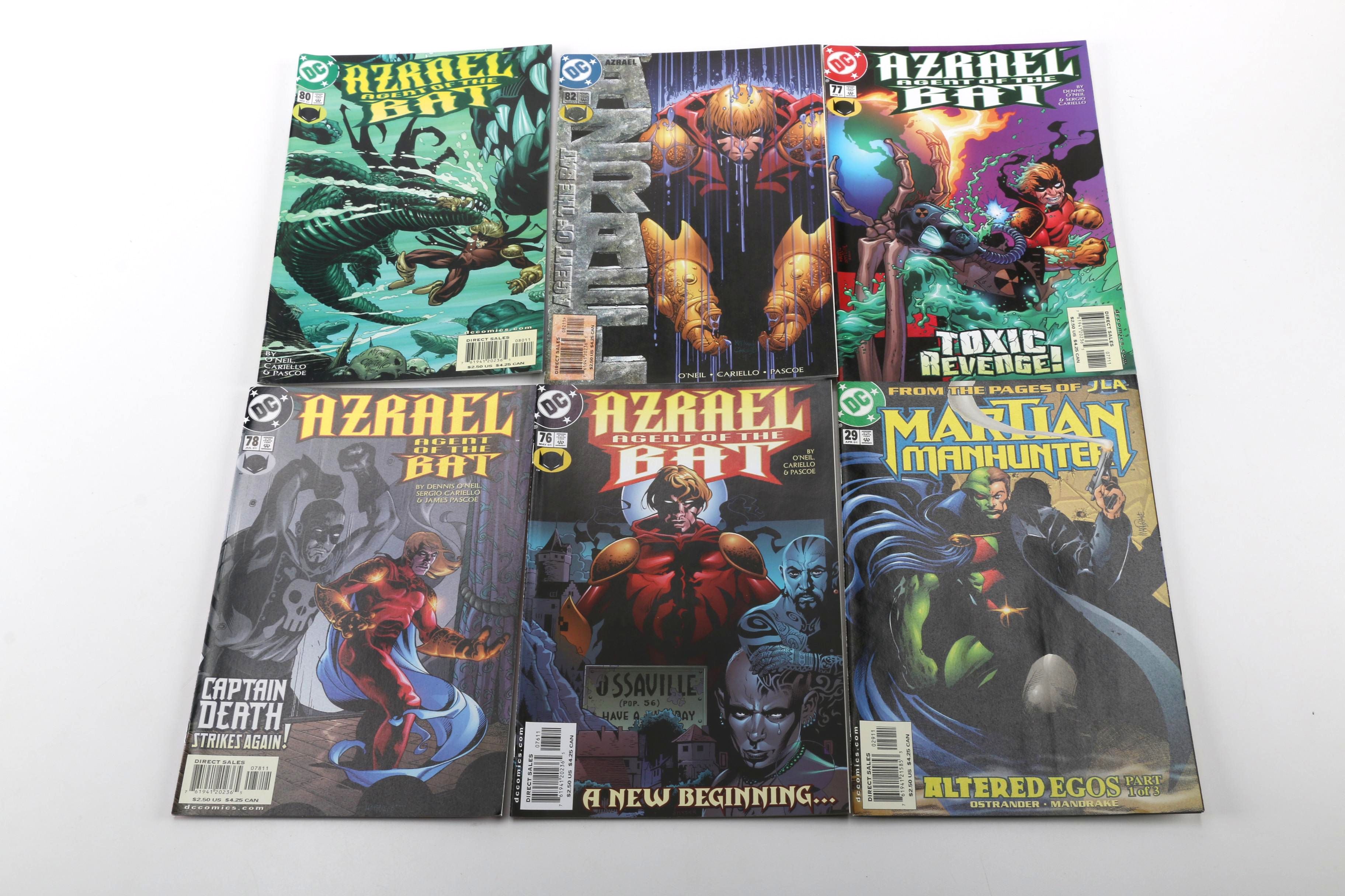 "Azrael Agent Of The Bat" and "Martian Manhunter" Modern Age Comic Books