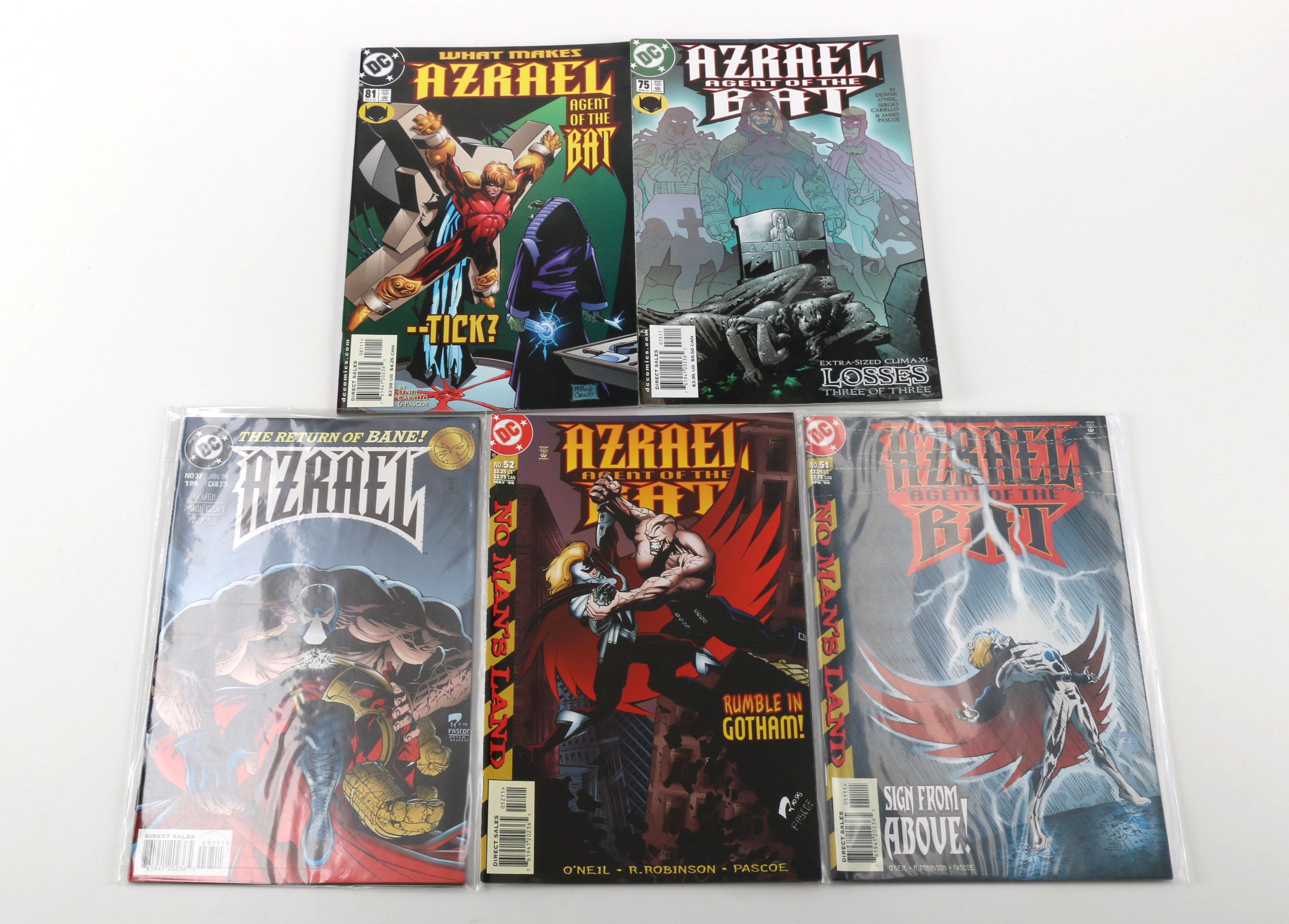 "Azrael Agent Of The Bat" and "Martian Manhunter" Modern Age Comic Books