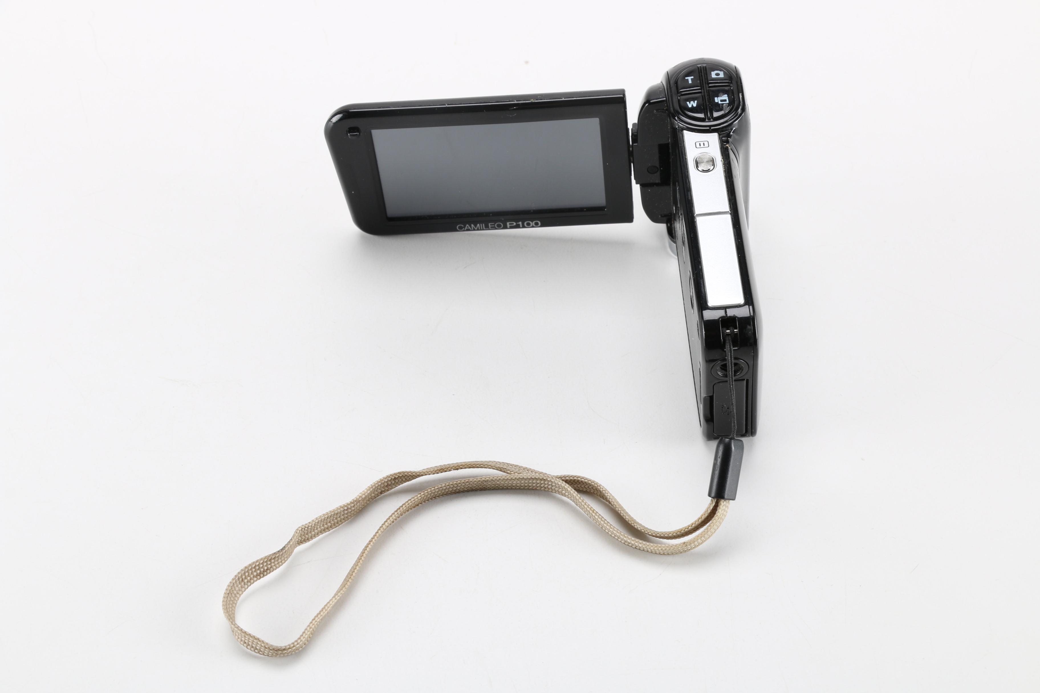 Toshiba Camileo P100 Camcorder and Two Uokoo WiFi IP Cameras