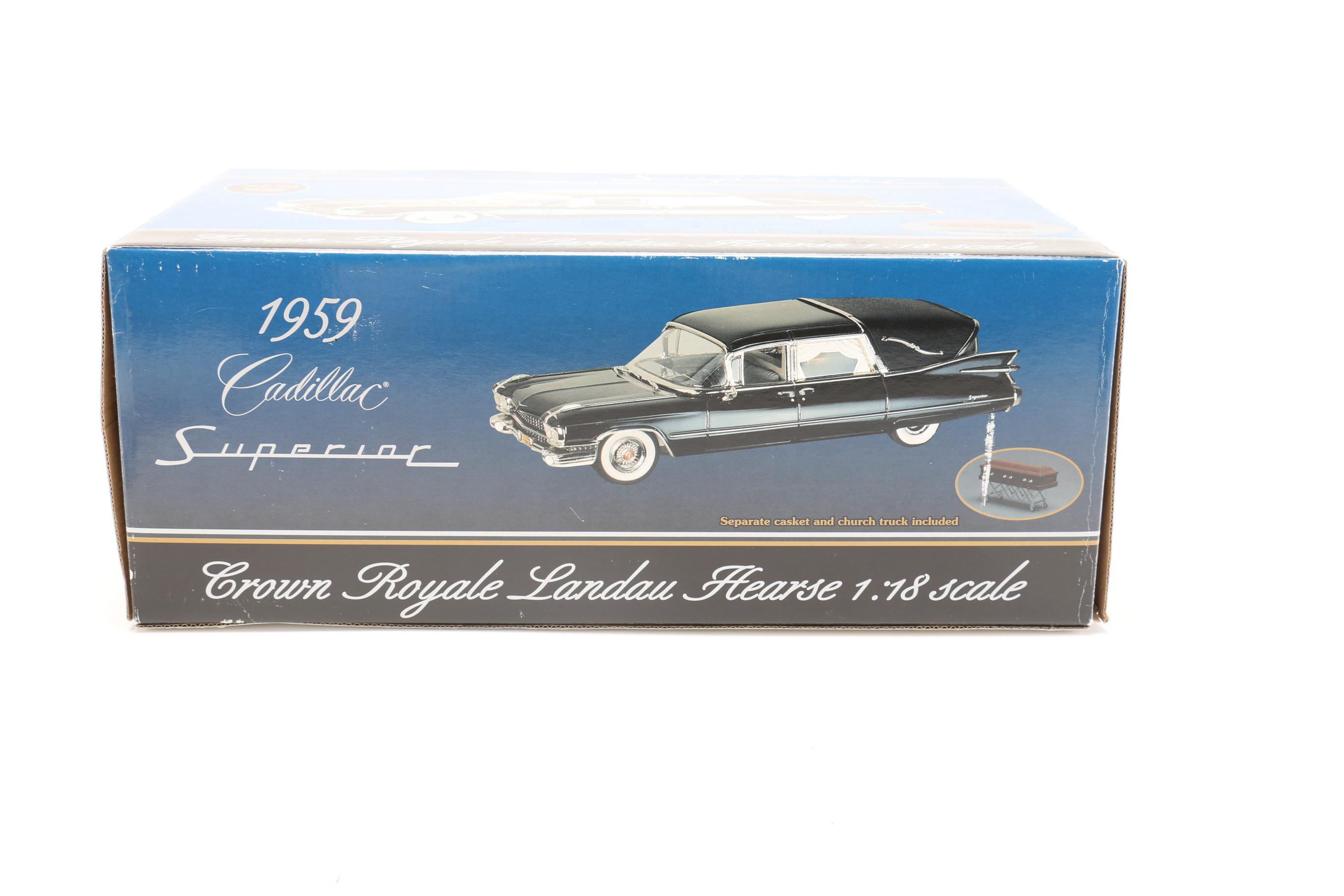 1959 Cadillac Crown Royale Landau Hearse Die-Cast Car