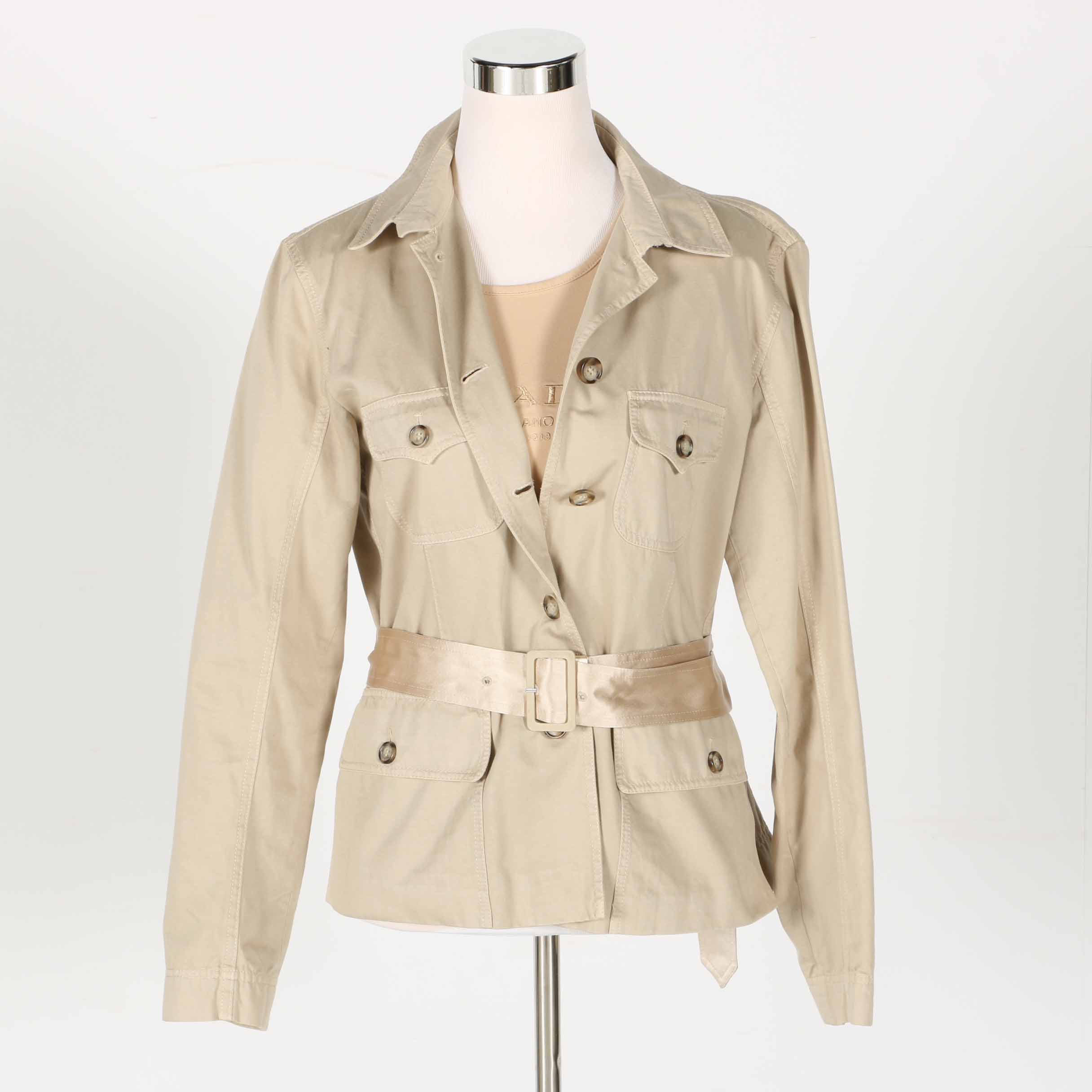 Prada T-Shirt and Cotton Jacket