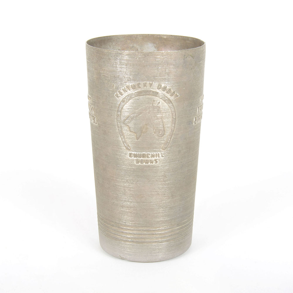1940-1941 Aluminum French Lick Kentucky Derby Glass