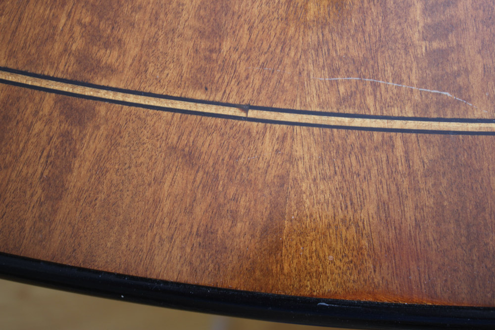 Federal Style Round Mahogany Dining Table