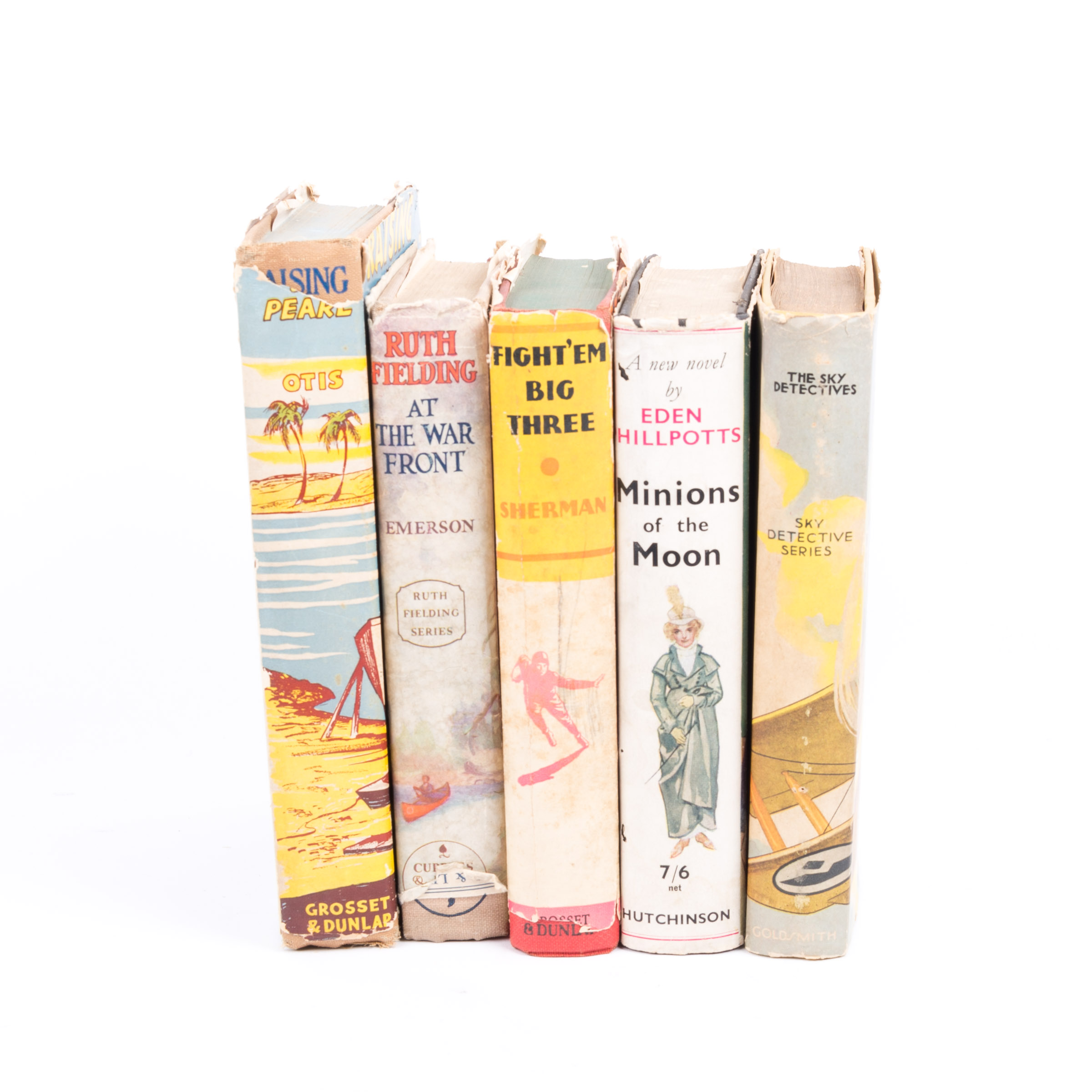 Early 1900s Young Adult Novels with Dust Jackets