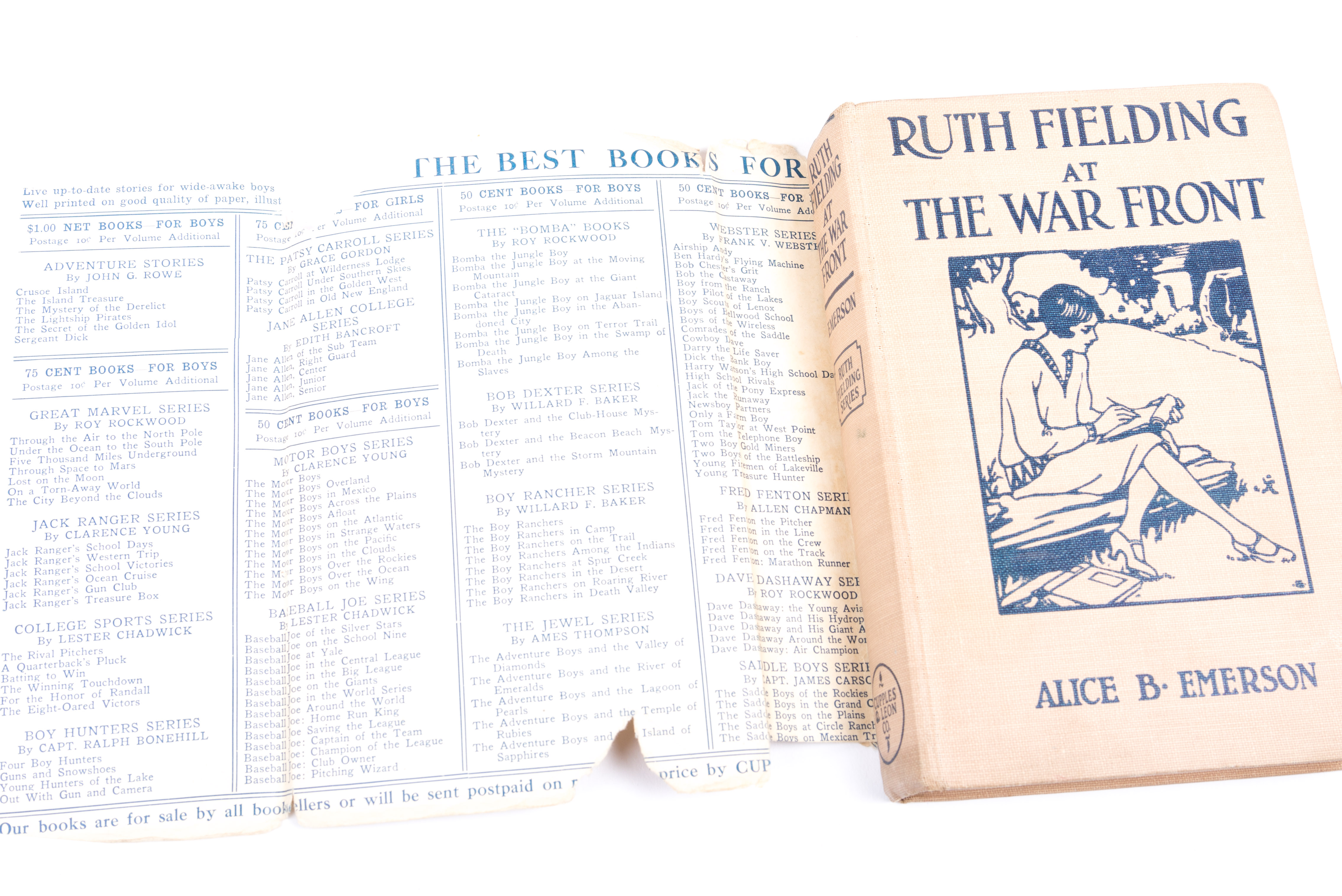 Early 1900s Young Adult Novels with Dust Jackets