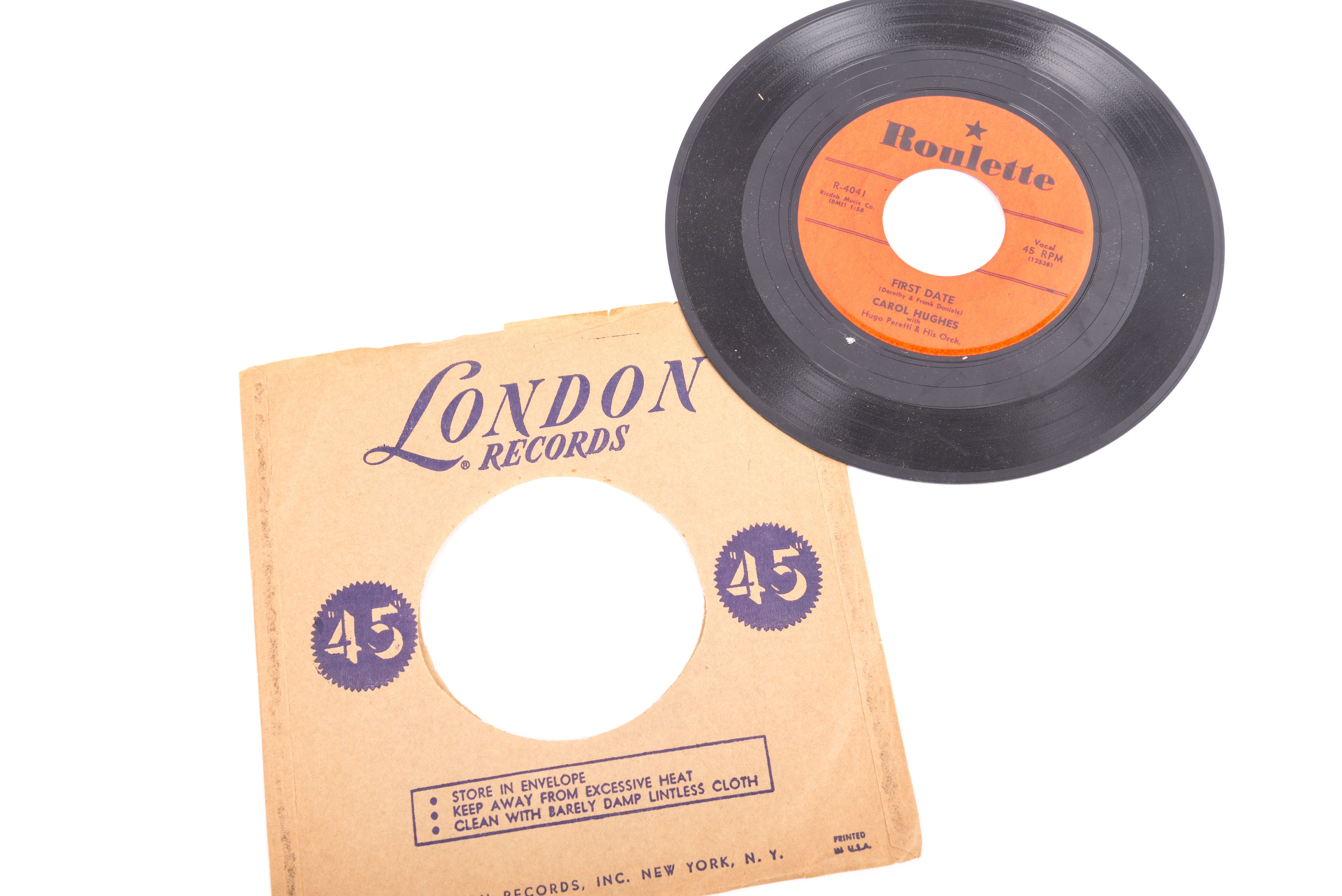 Rosemary Clooney and Other Vintage 45 rpm Records