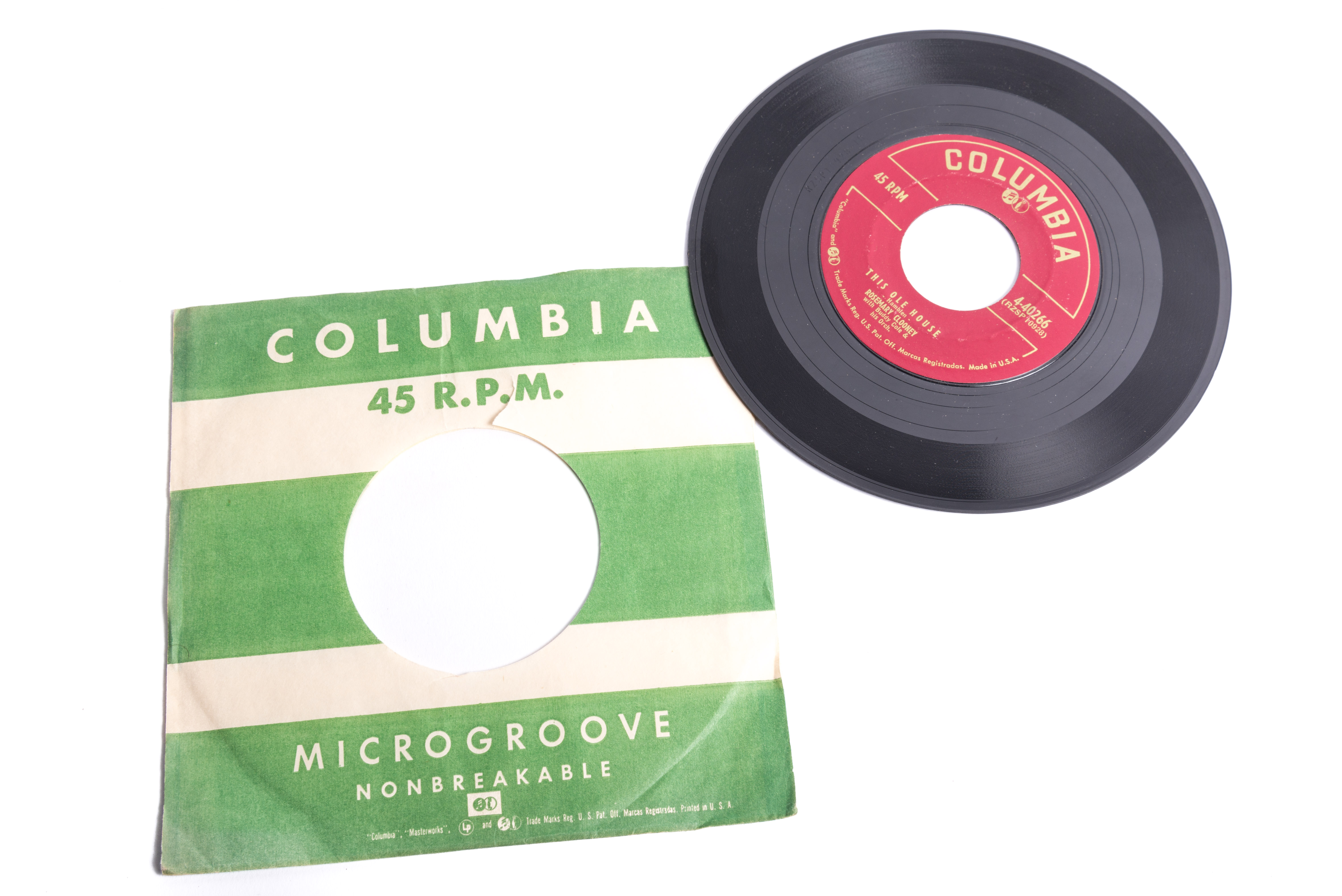 Rosemary Clooney and Other Vintage 45 rpm Records