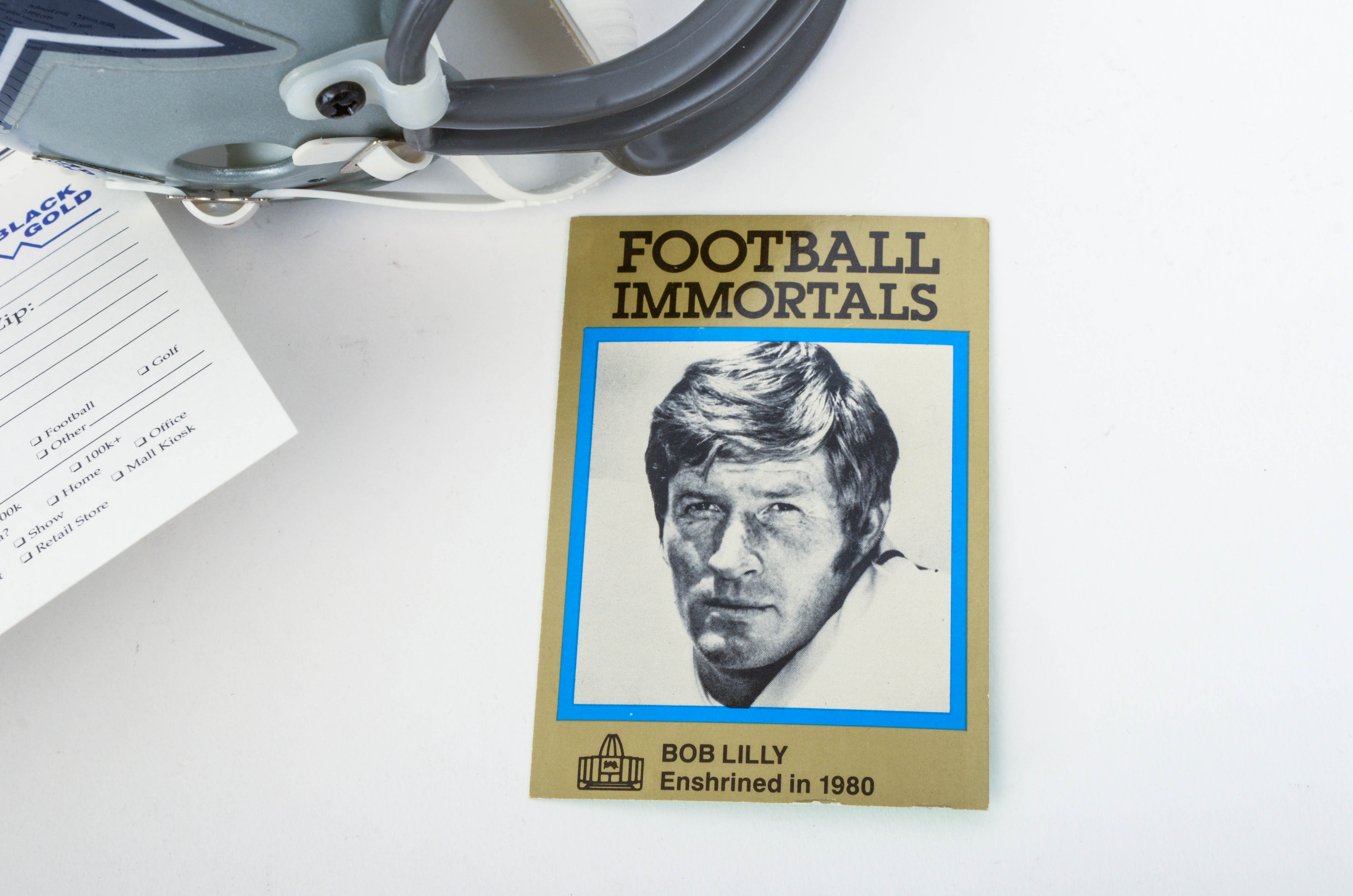 Dallas Cowboys Autographed Mini Helmets