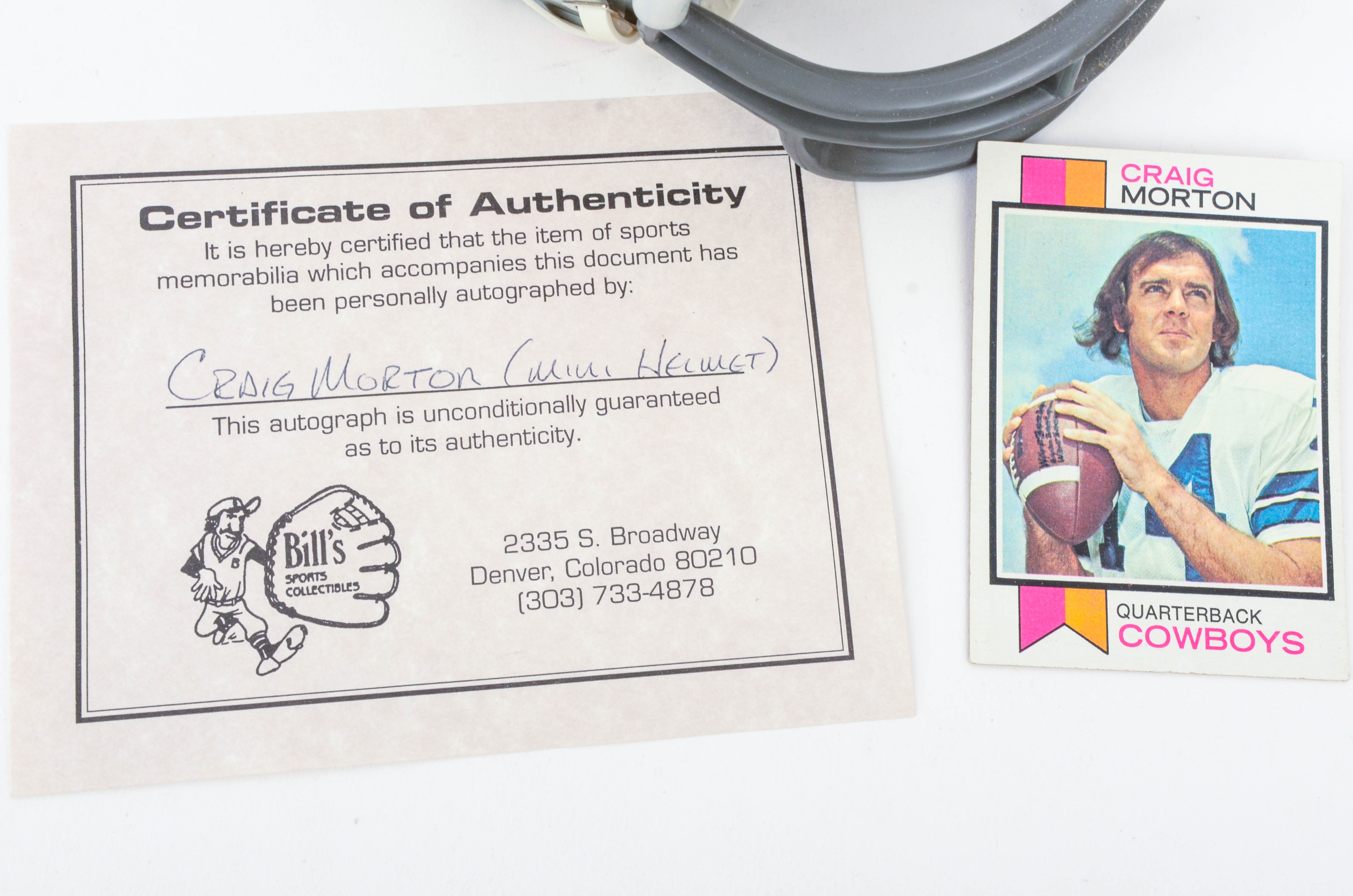 Dallas Cowboys Autographed Mini Helmets