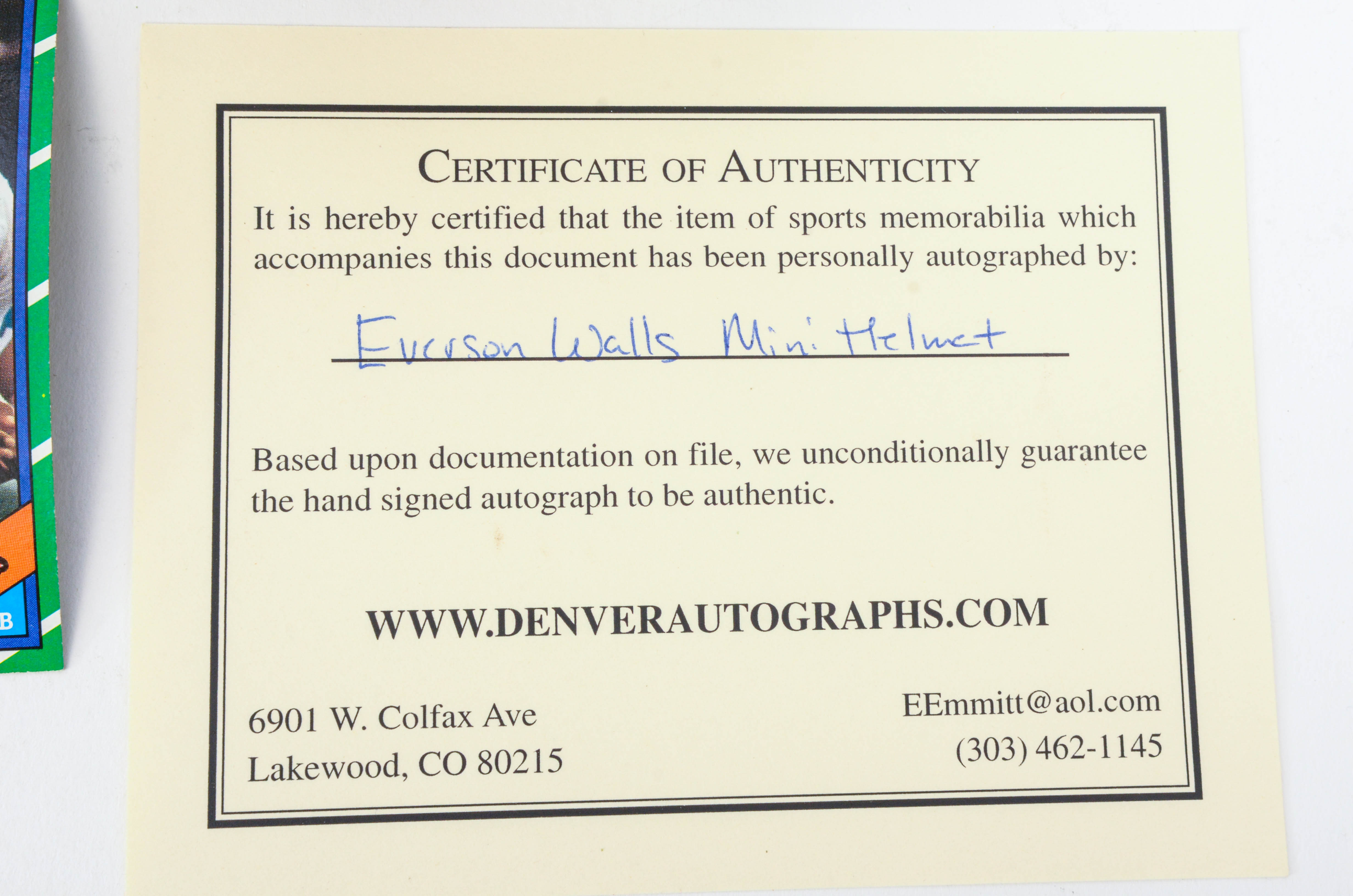 Dallas Cowboys Autographed Mini Helmets