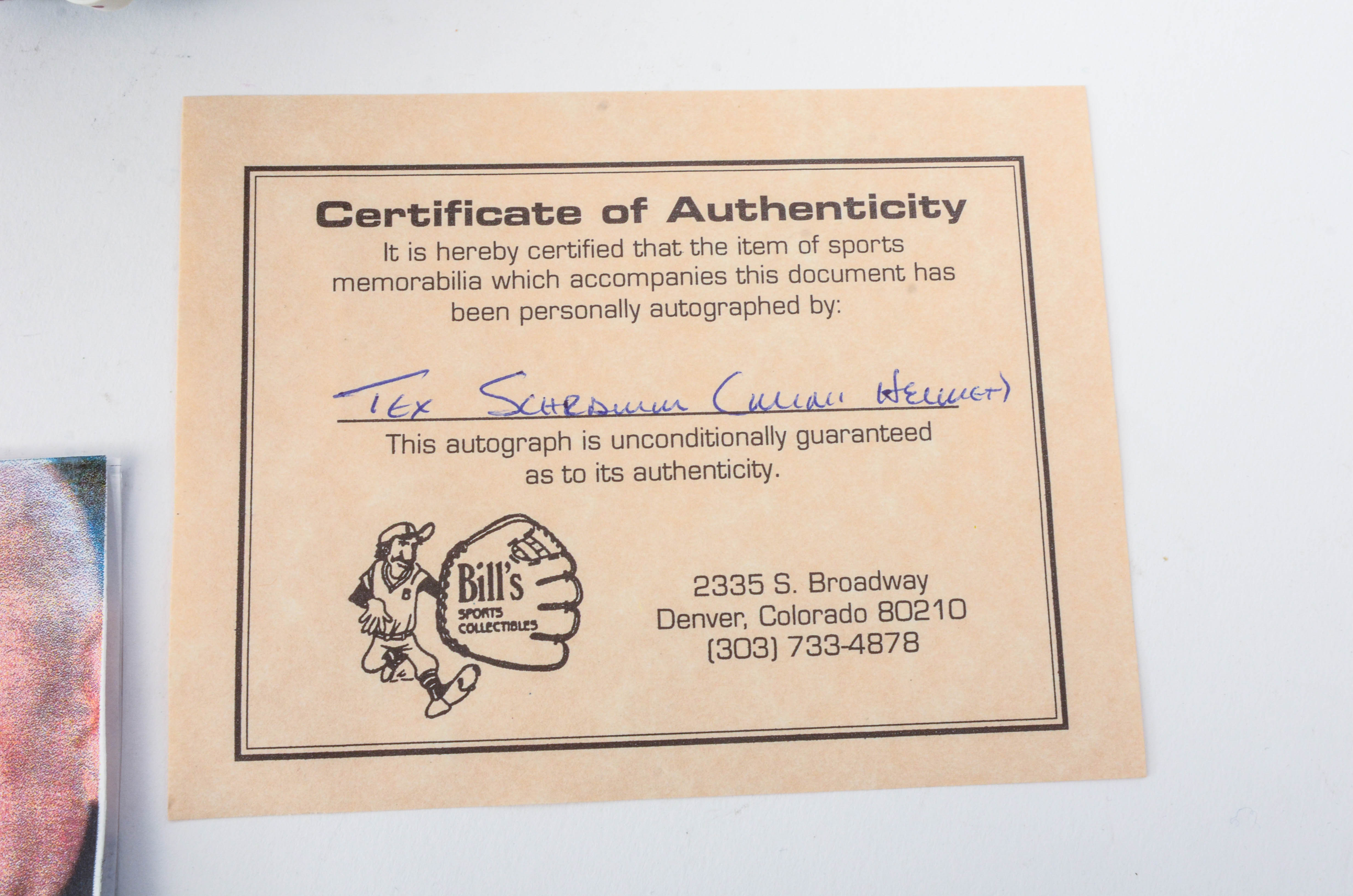 Dallas Cowboys Autographed Mini Helmets