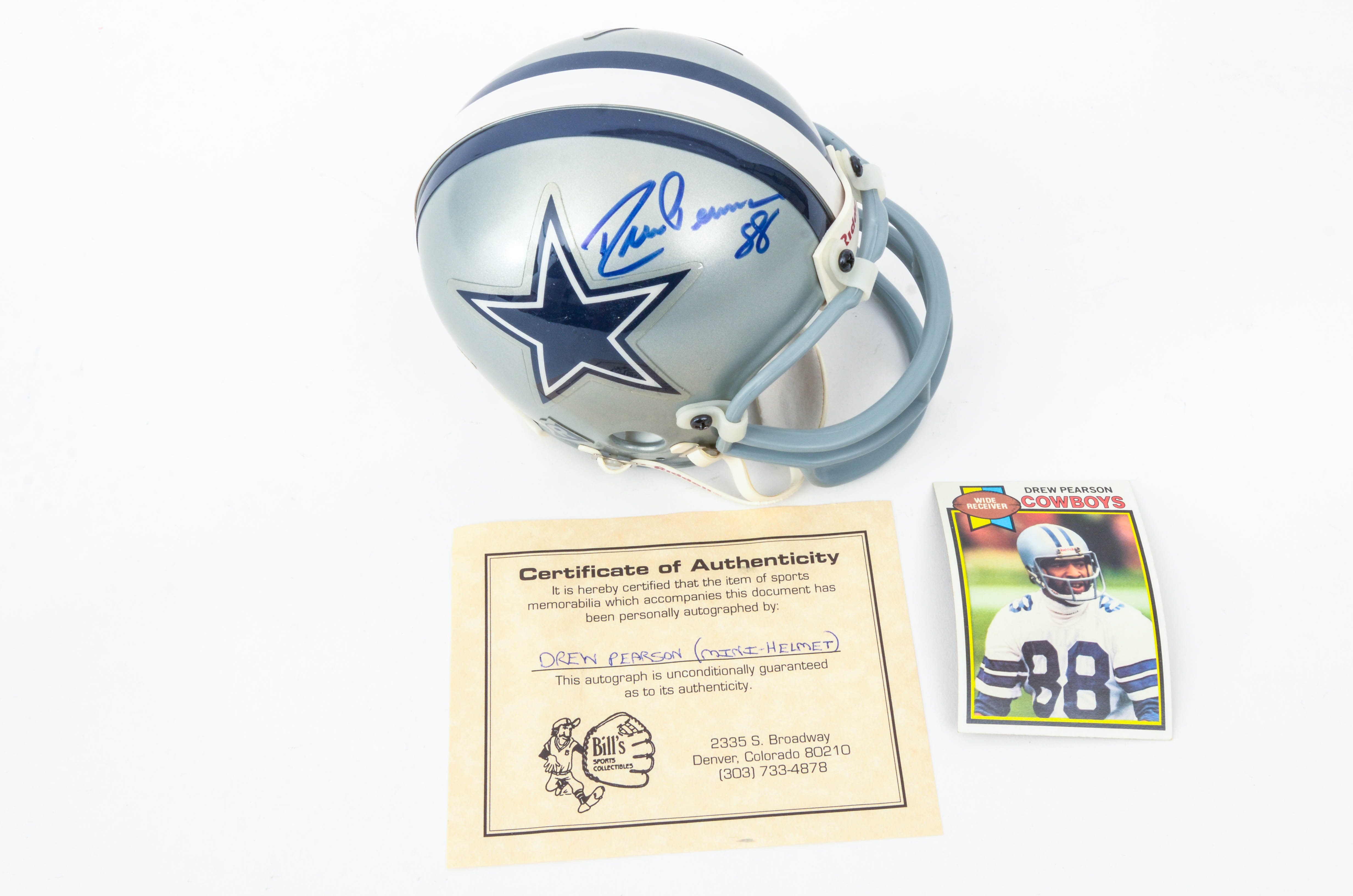 Dallas Cowboys Autographed Mini Helmets