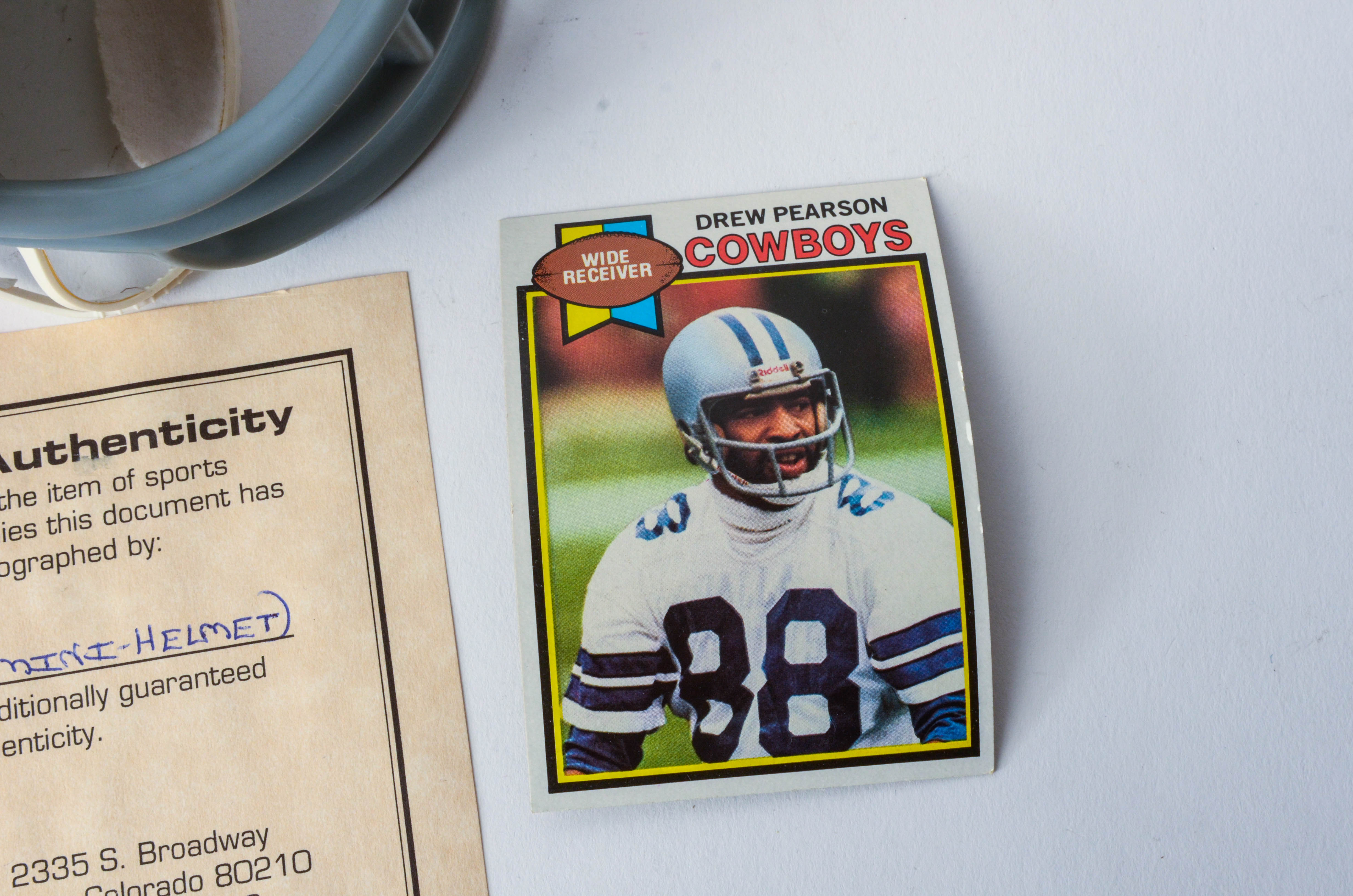 Dallas Cowboys Autographed Mini Helmets