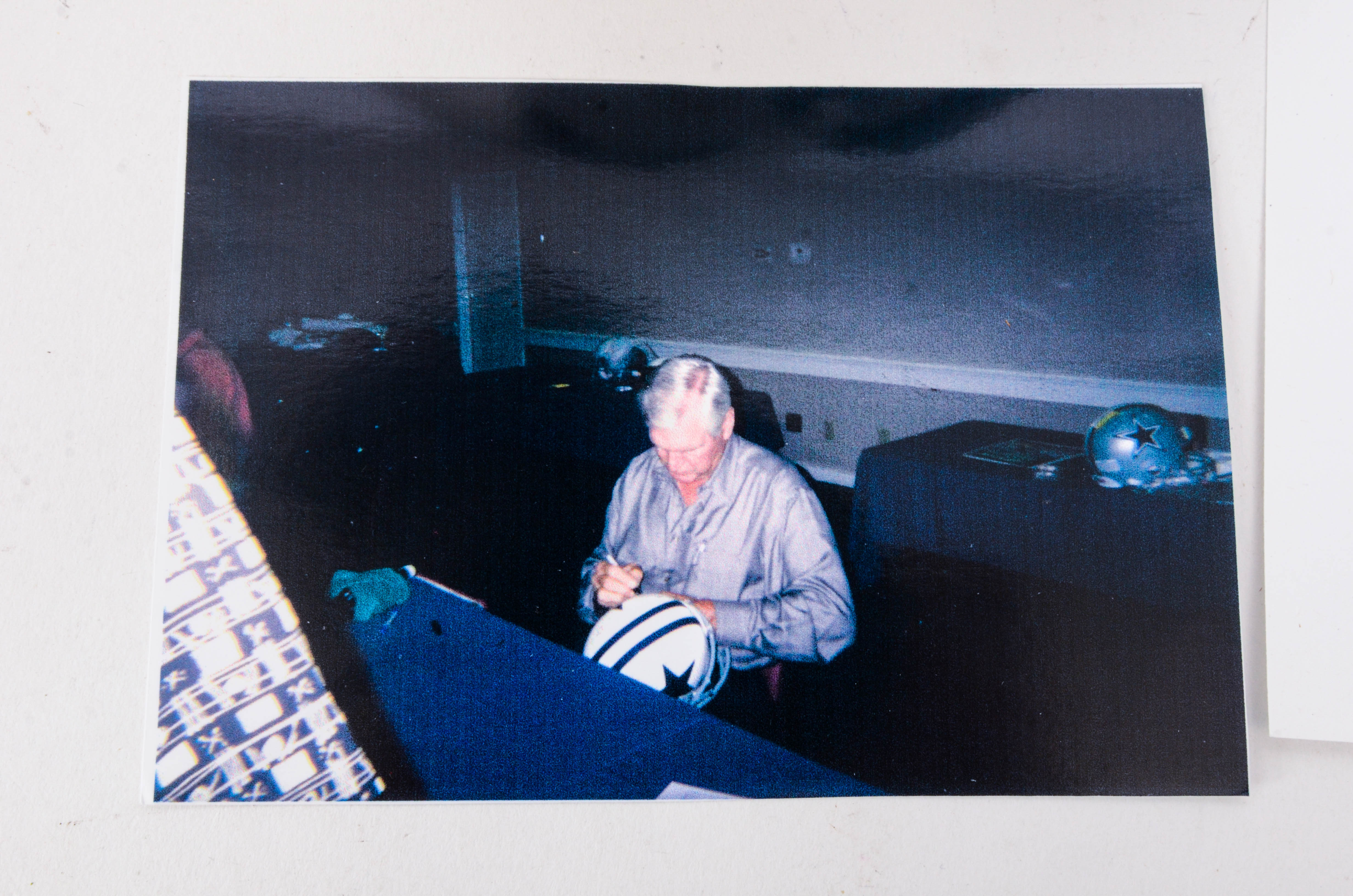 Dallas Cowboys Autographed Mini Helmets