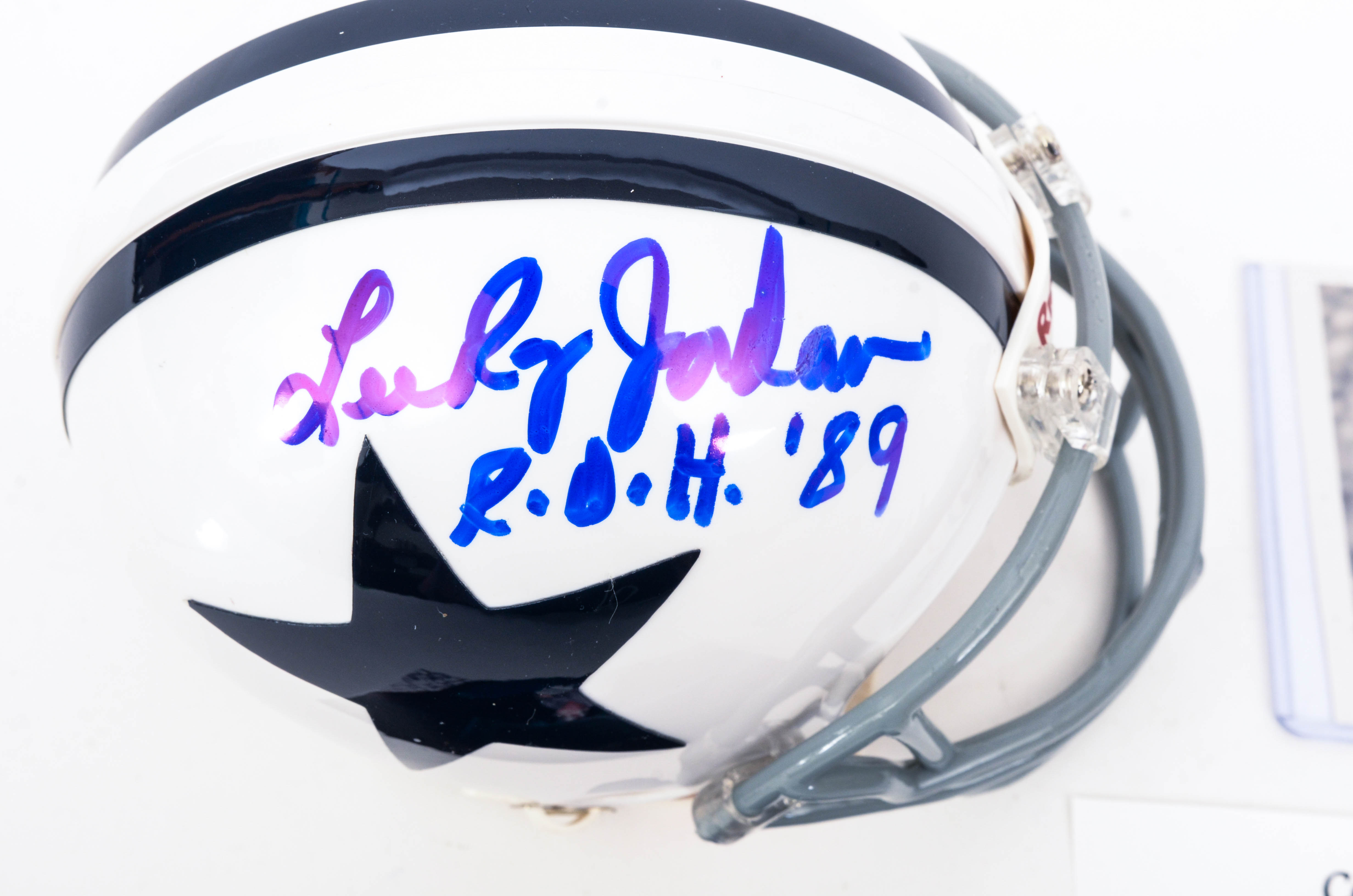 Dallas Cowboys Autographed Mini Helmets