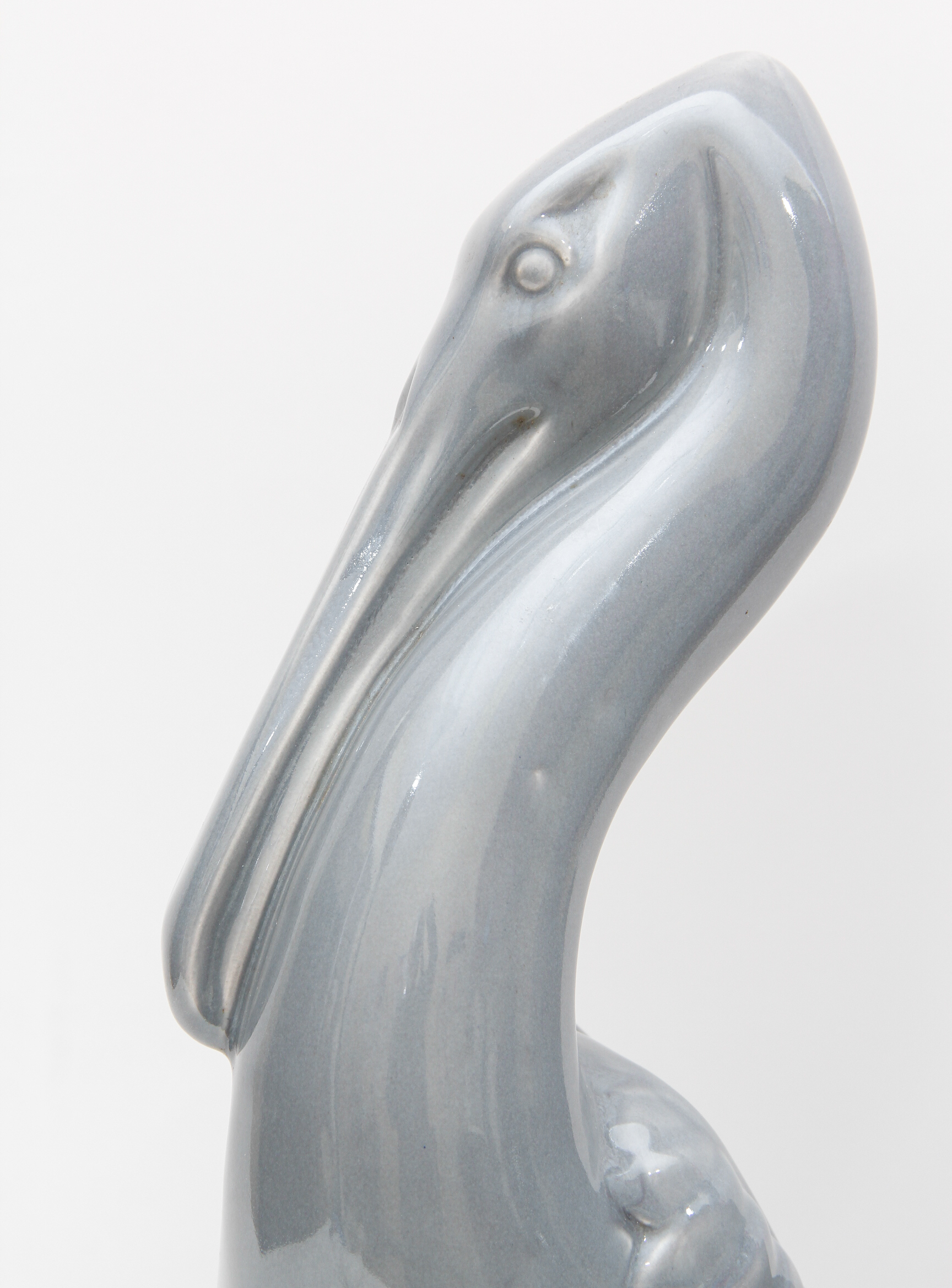 Pair of Large Jaru Pottery Bird Mantle Sculptures