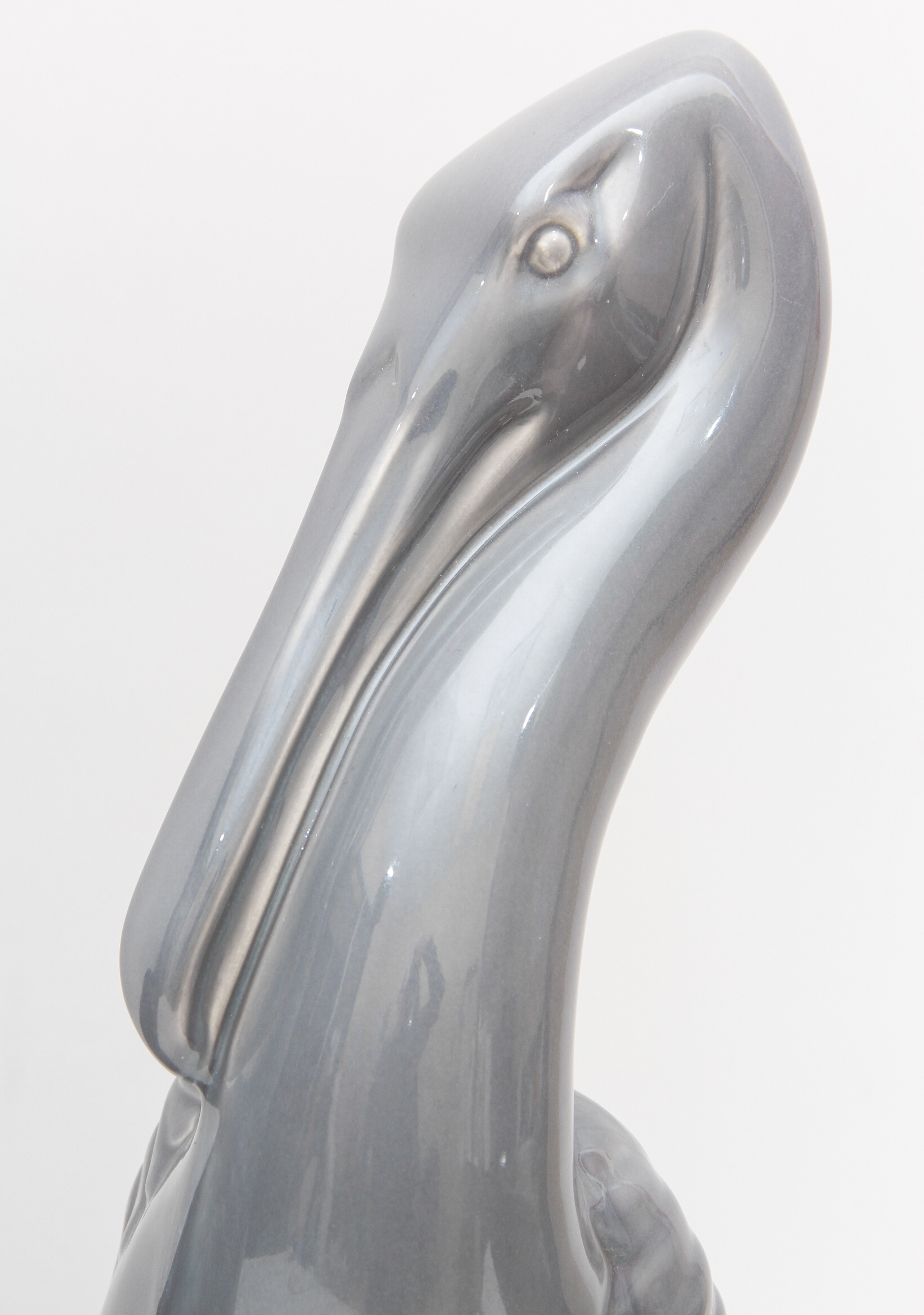 Pair of Large Jaru Pottery Bird Mantle Sculptures