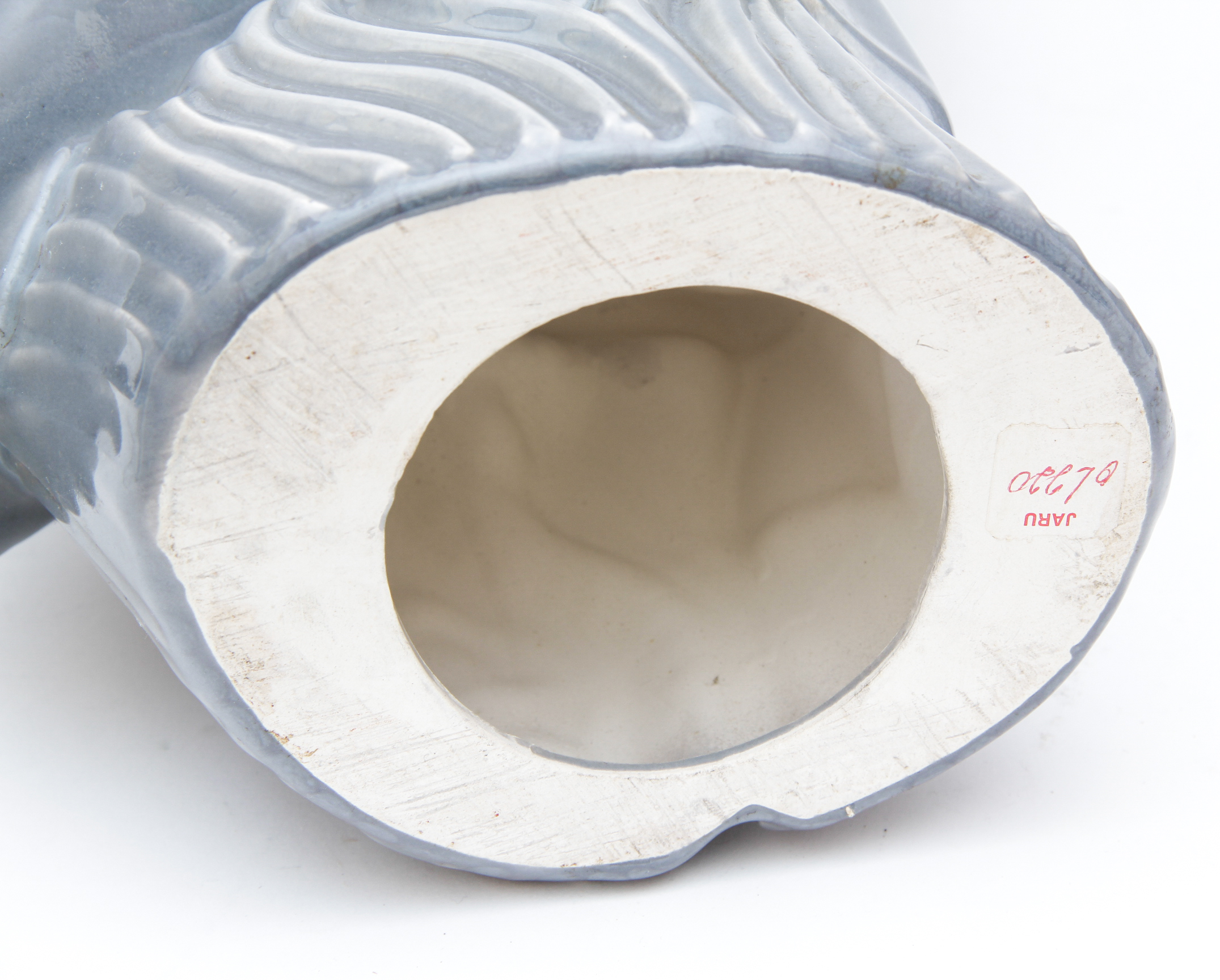 Pair of Large Jaru Pottery Bird Mantle Sculptures