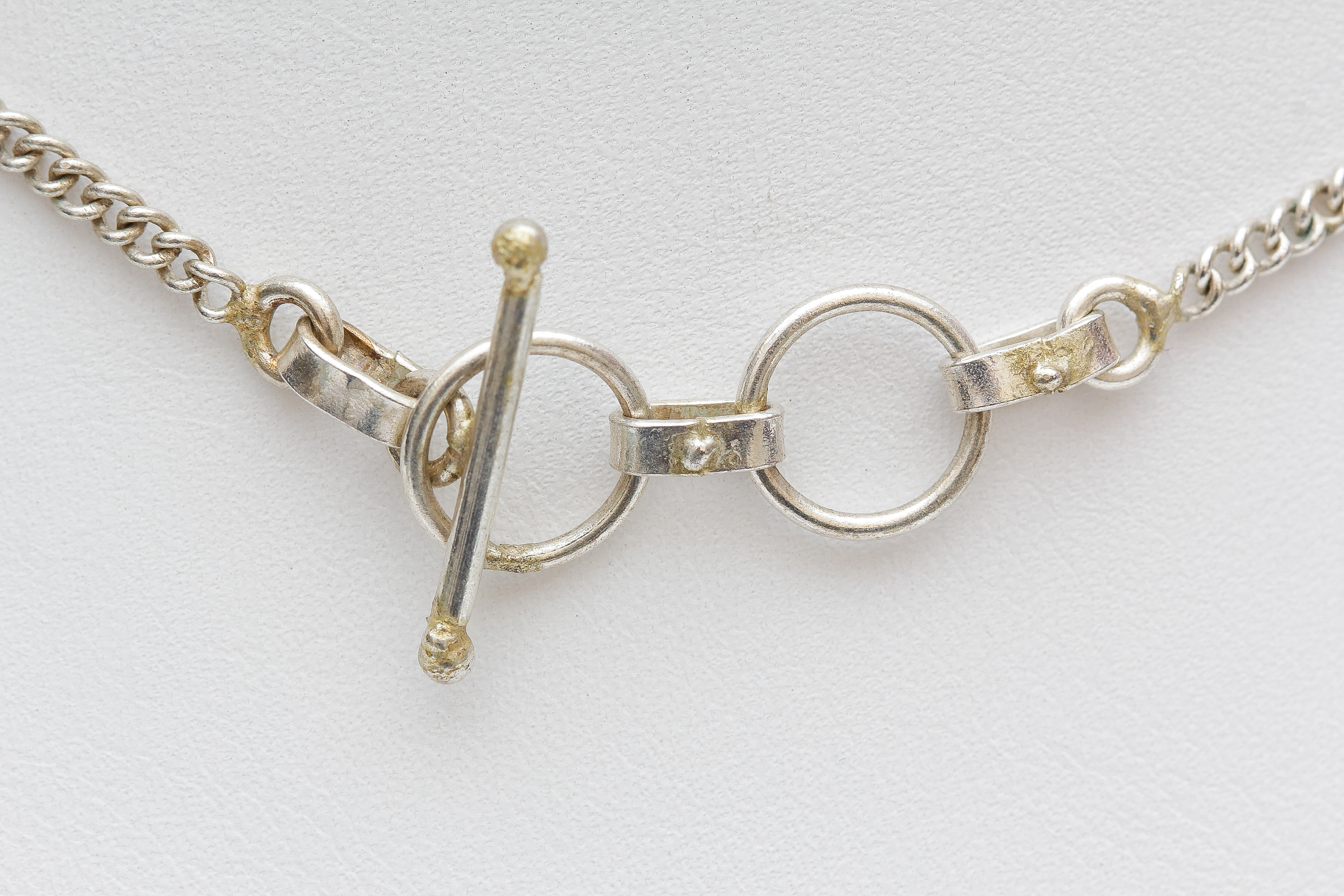 Sterling Silver Green Quartz Necklace