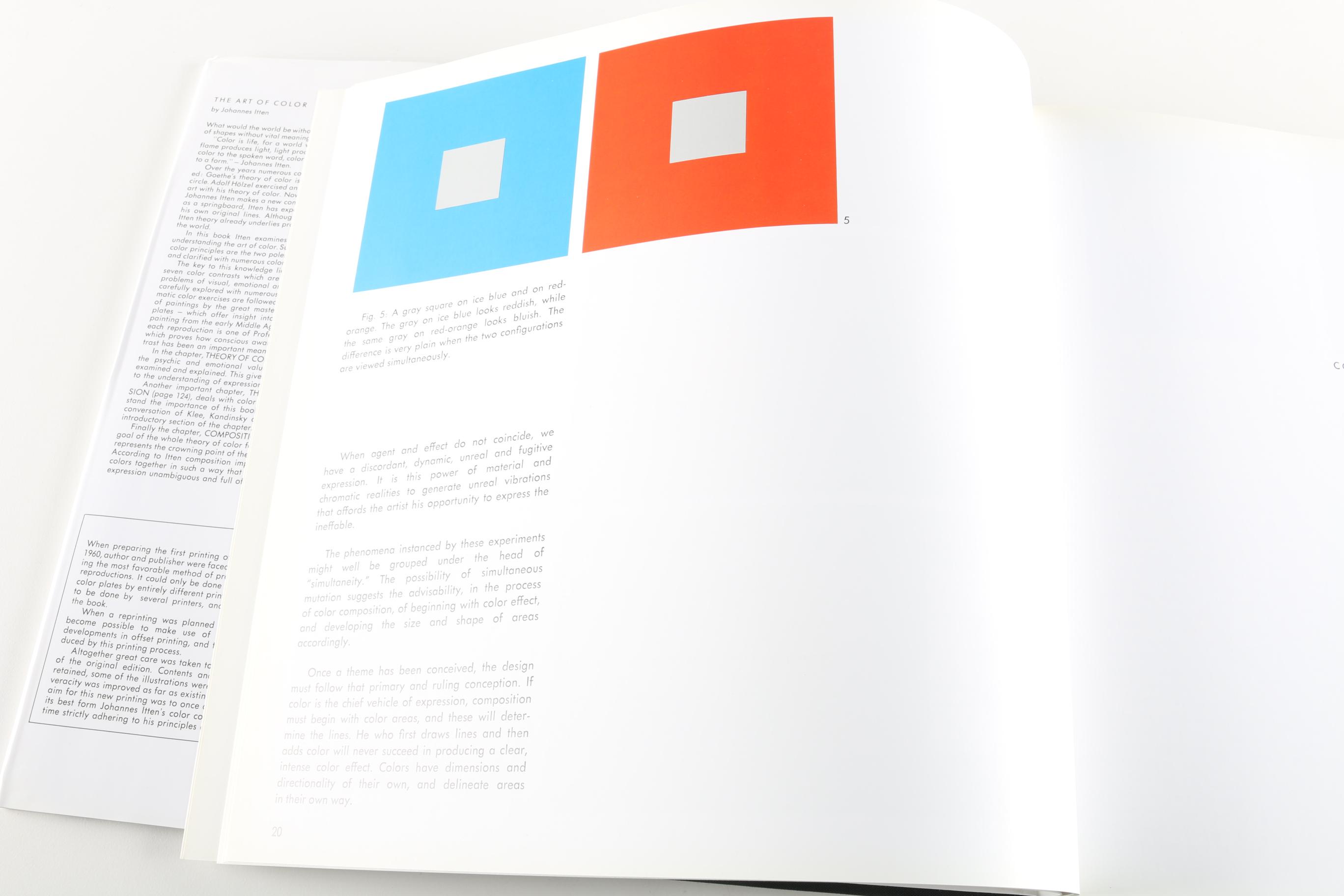 Hardcover "The Art Of Color" by Johannes Itten Book