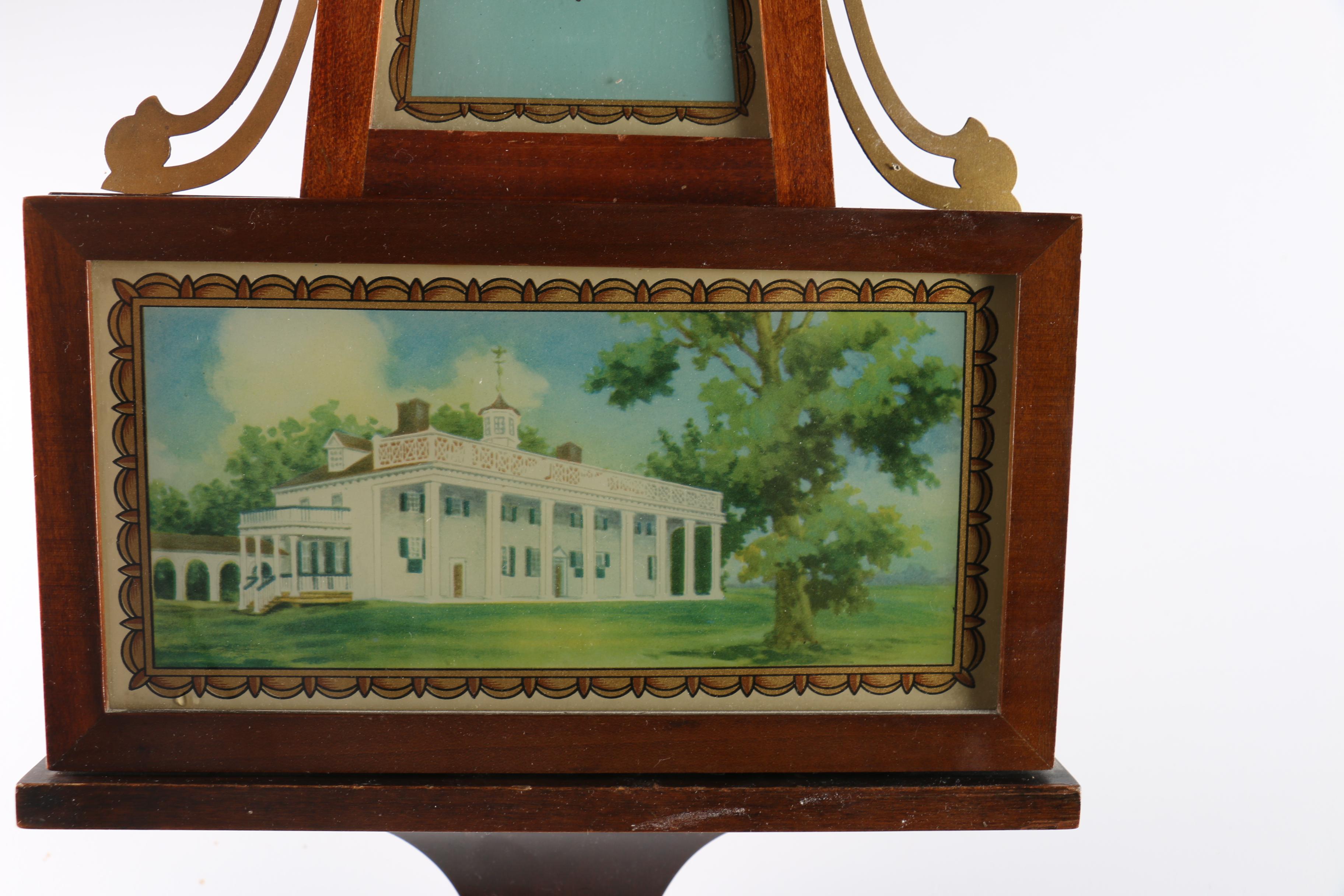 Plymouth George Washington Banjo Clock