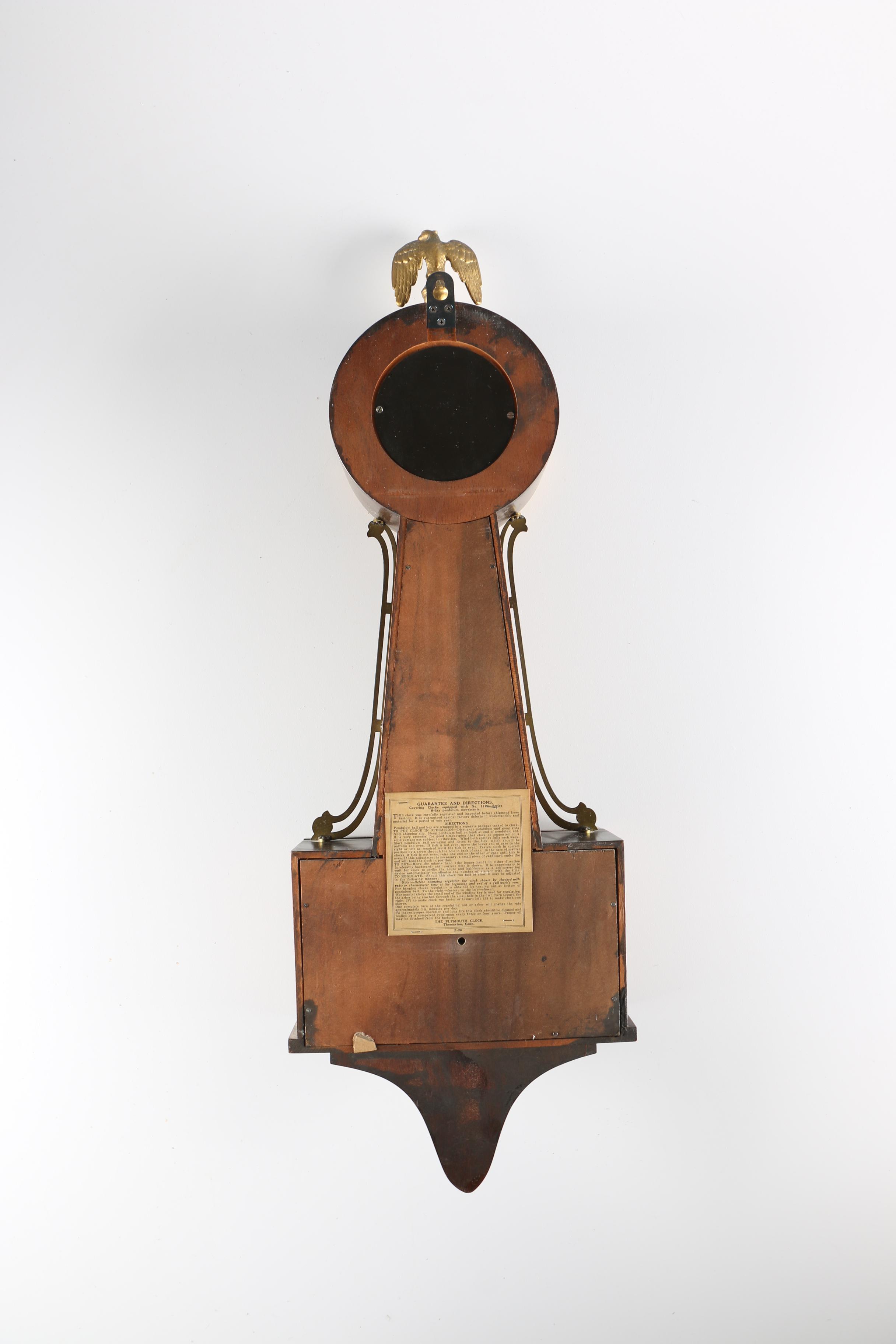 Plymouth George Washington Banjo Clock