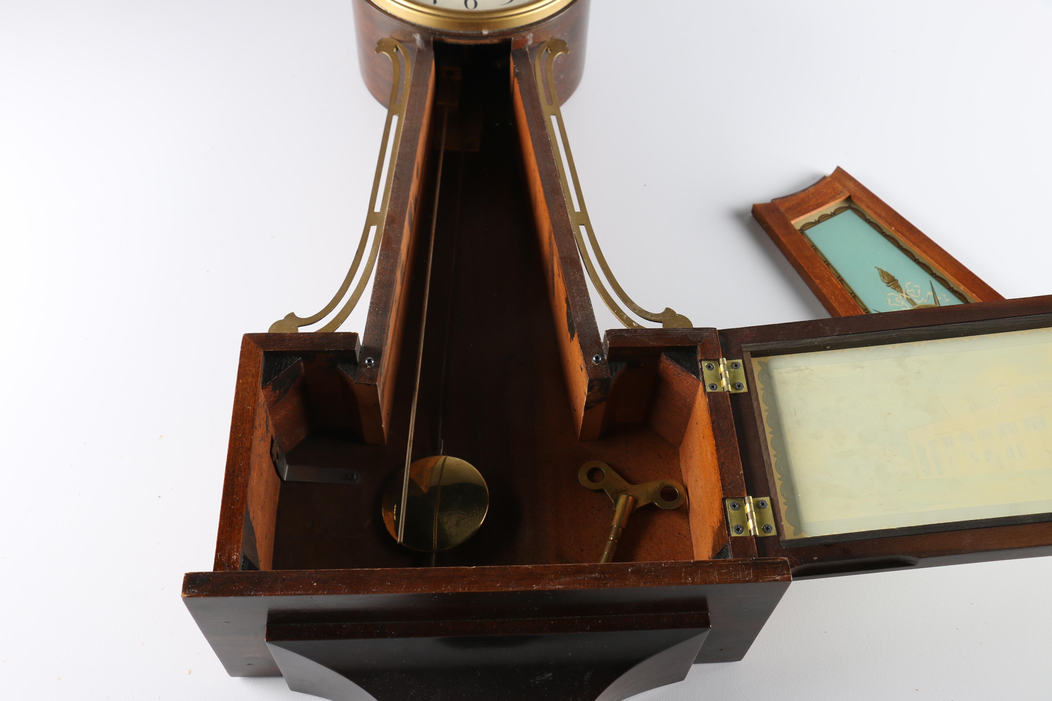 Plymouth George Washington Banjo Clock