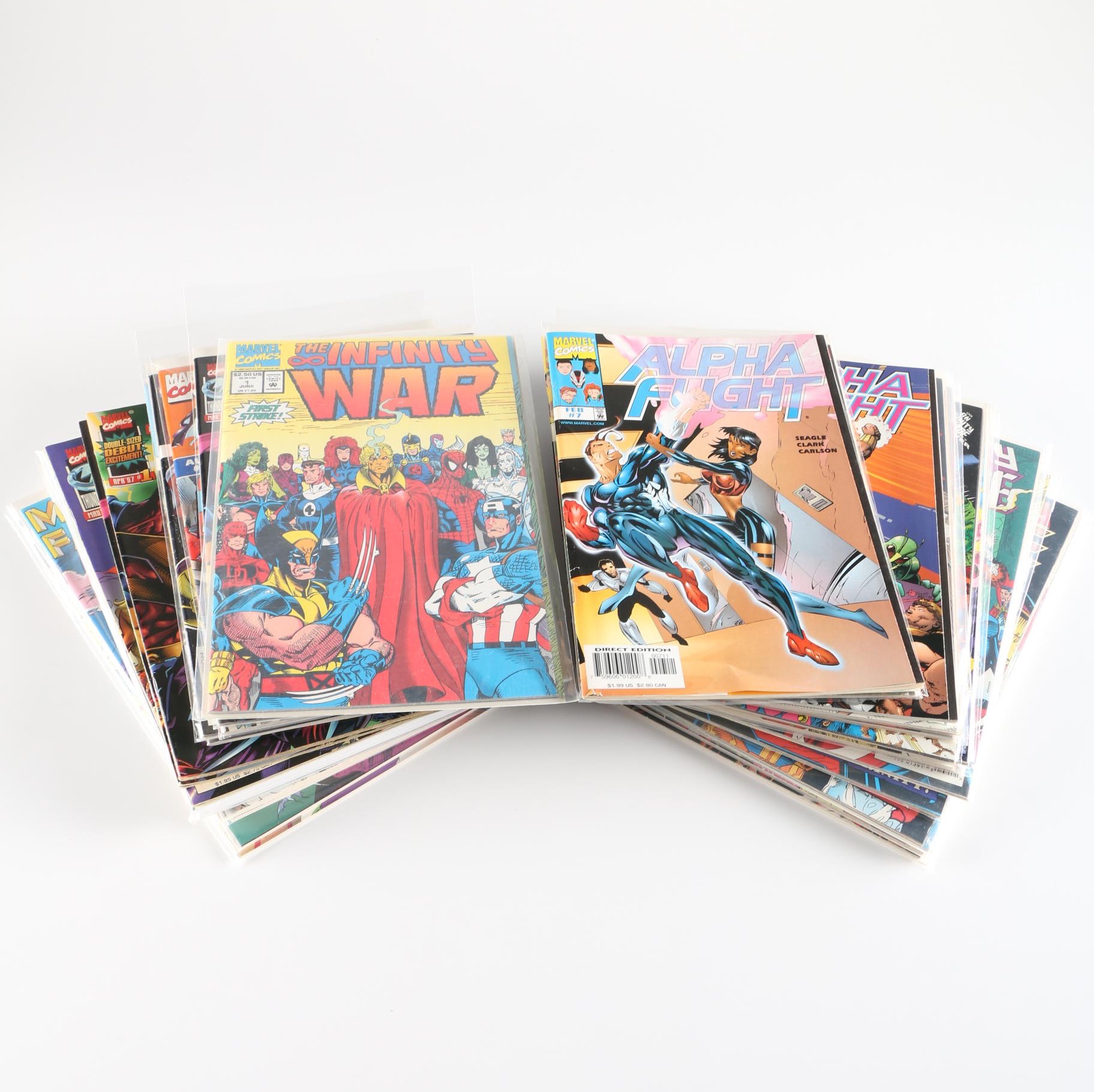 Modern Age Marvel Comics Featuring "The Infinity Gauntlet" Issue 1