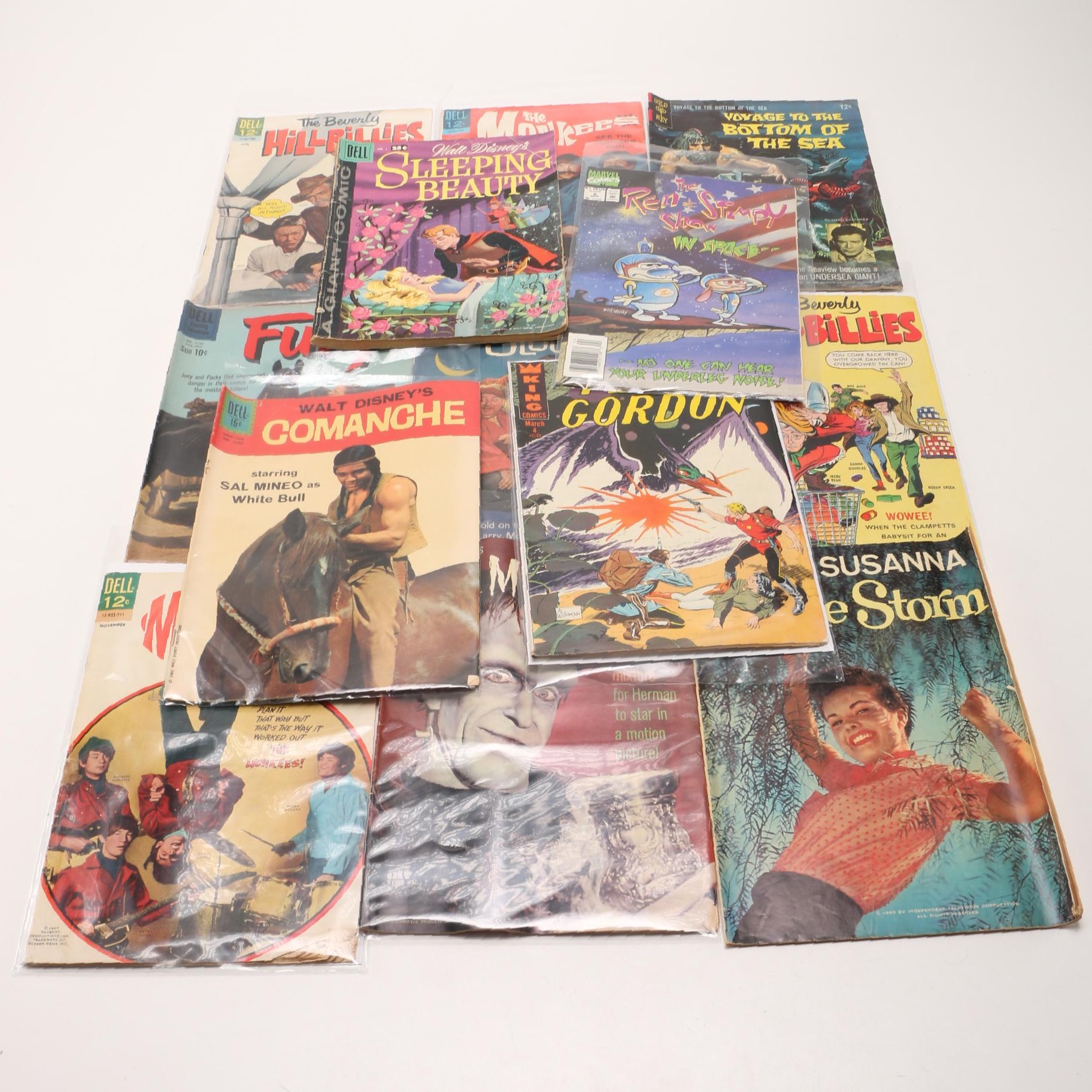 Vintage TV and Movie Themed Comics