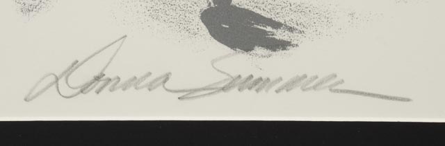 Donna Summer Signed Limited Edition 2003 Color Lithograph "Spring Affair"