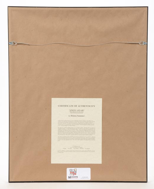 Donna Summer Signed Limited Edition 2003 Color Lithograph "Spring Affair"