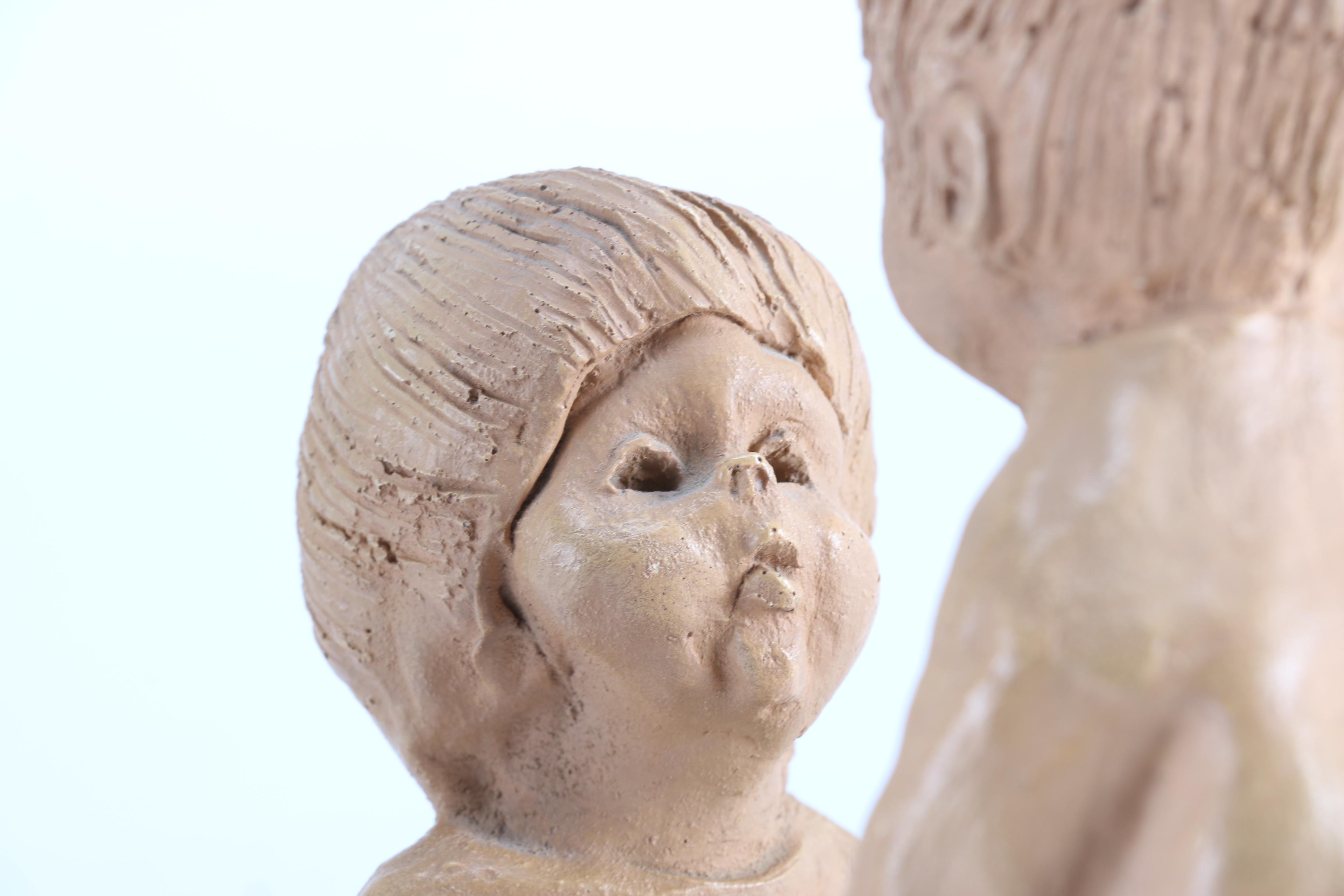 Clay Sculptures Featuring Lee Bortin