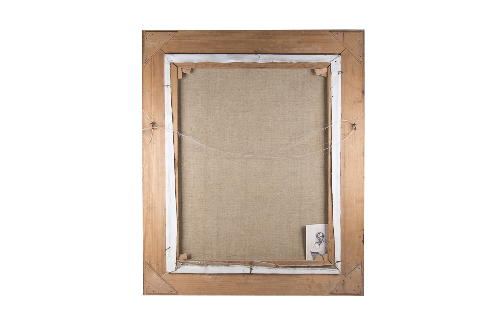 Oil Portrait of U.S. WWII Soldier Adolph J. Bennett