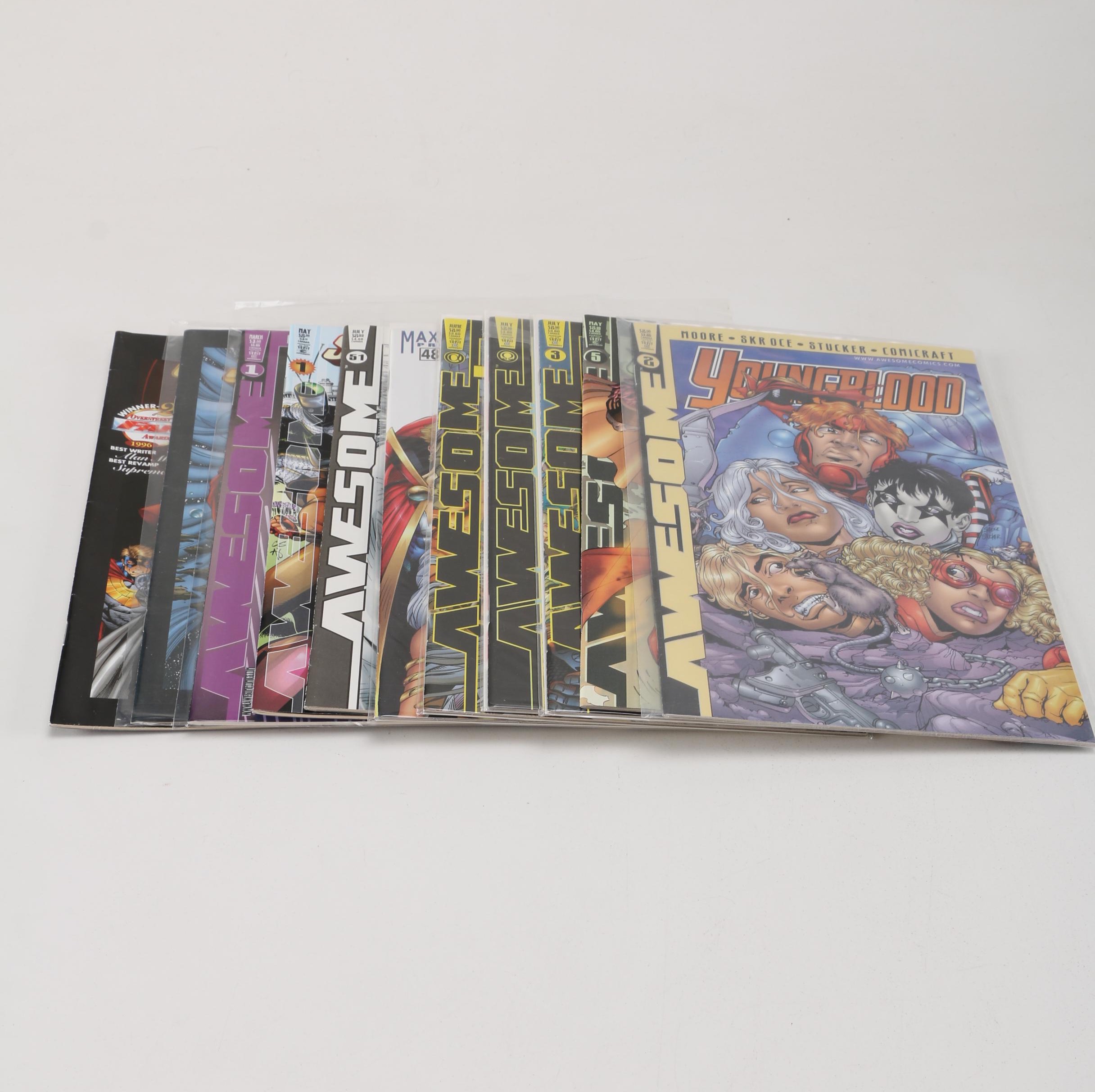 Awesome and Maximum Press Comic Books