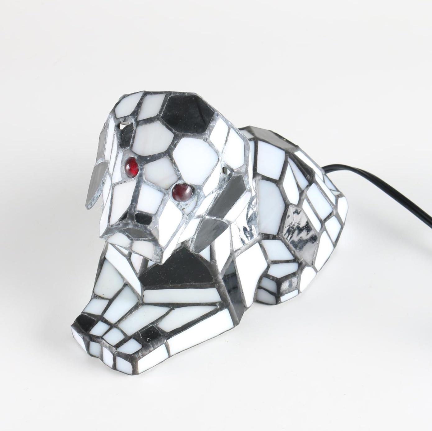 Stained Glass Dalmation Dog Night Light