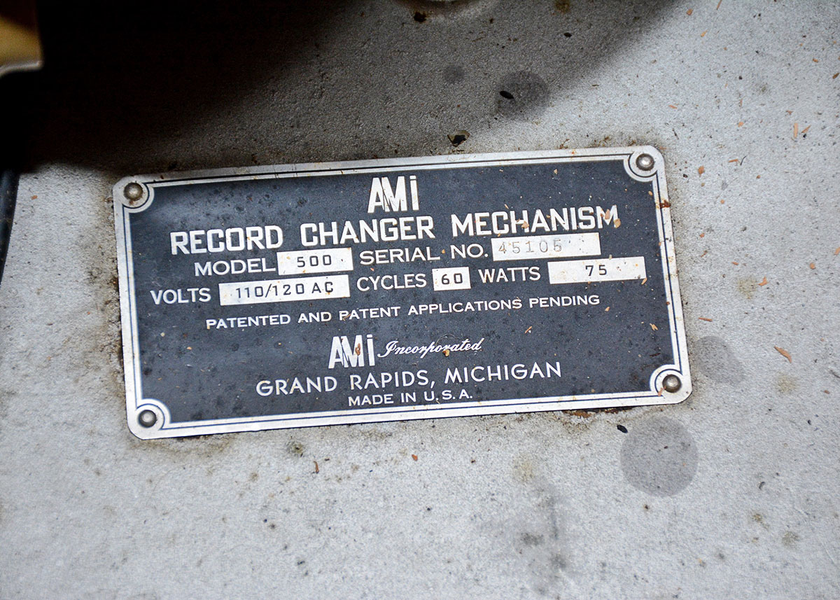 1951 AMI D-40 Jukebox