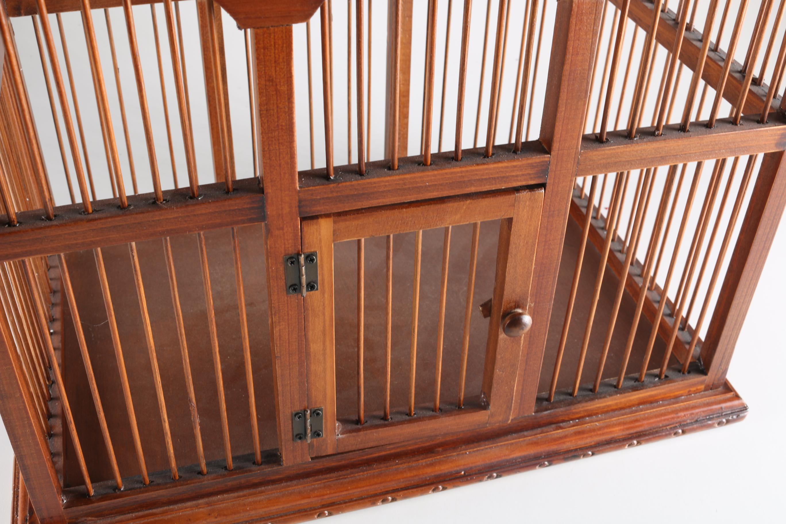 Wooden Bird Cage