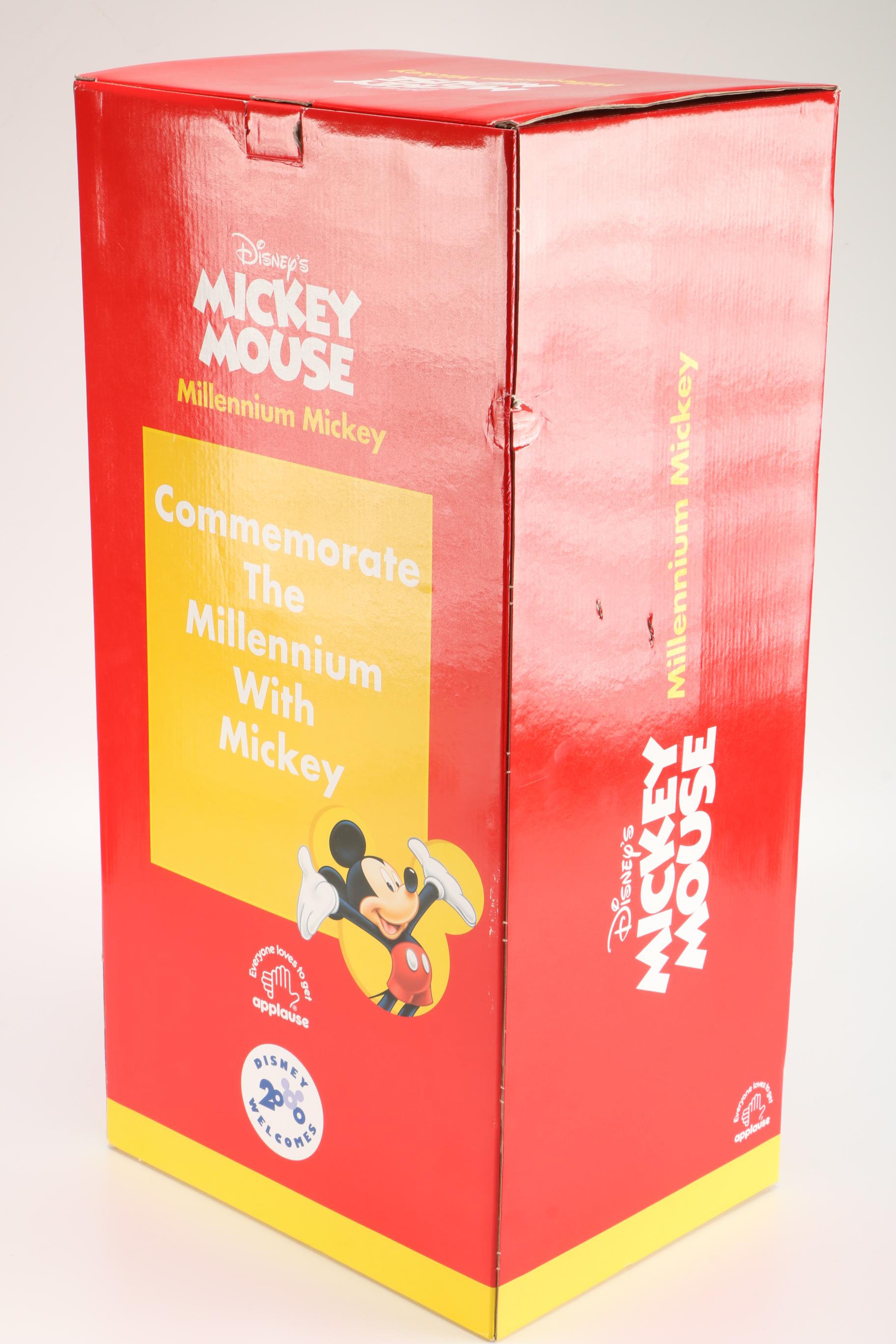 Commemorative Disney Mickey Mouse "Millennium Mickey" Plush Toy