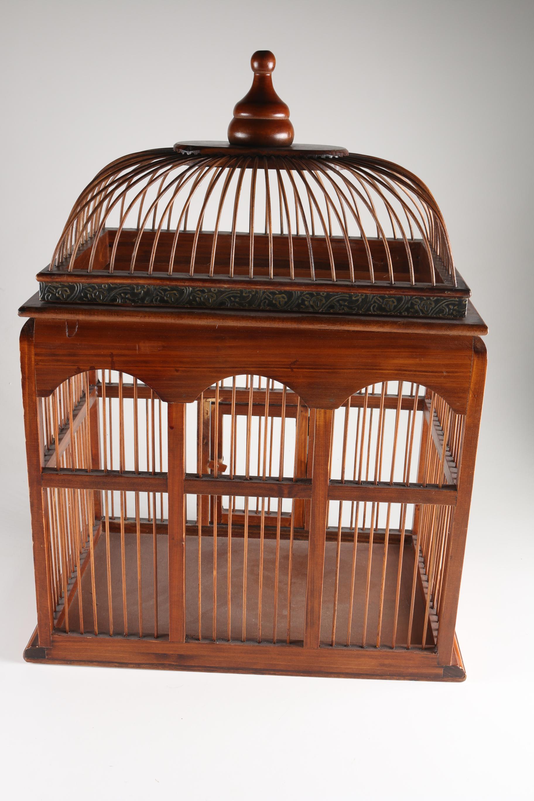 Wooden Bird Cage