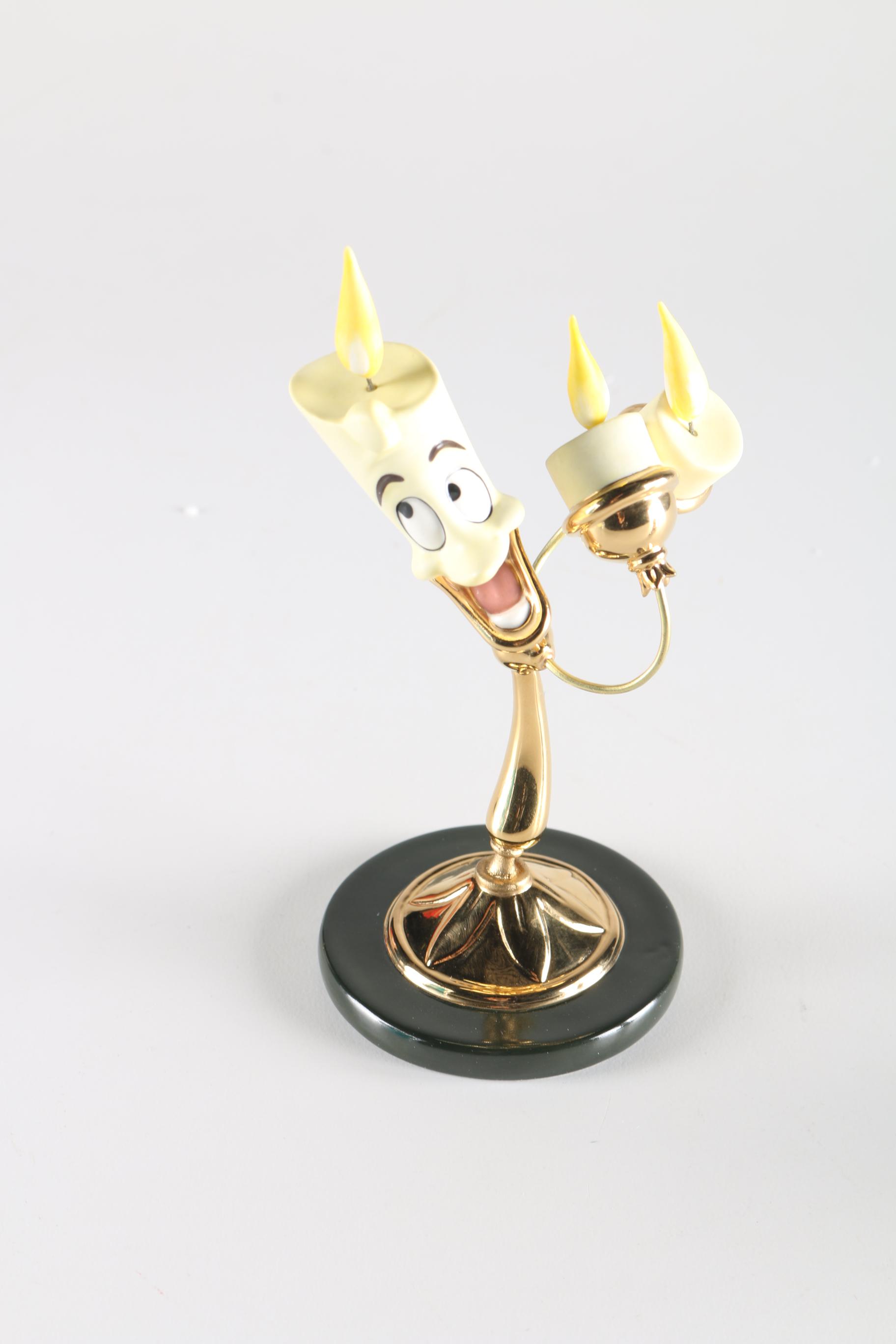 Walt Disney Classics Collection Cogsworth and Lumiere Figurines
