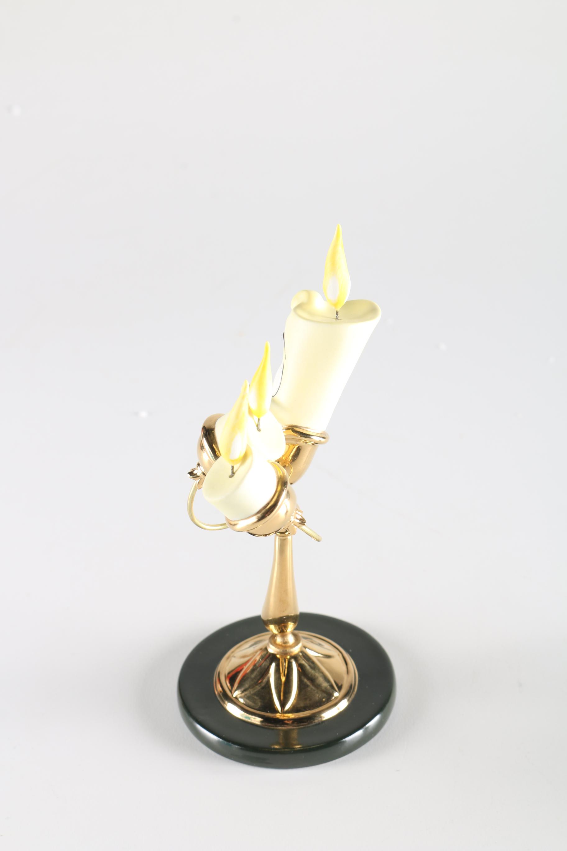 Walt Disney Classics Collection Cogsworth and Lumiere Figurines