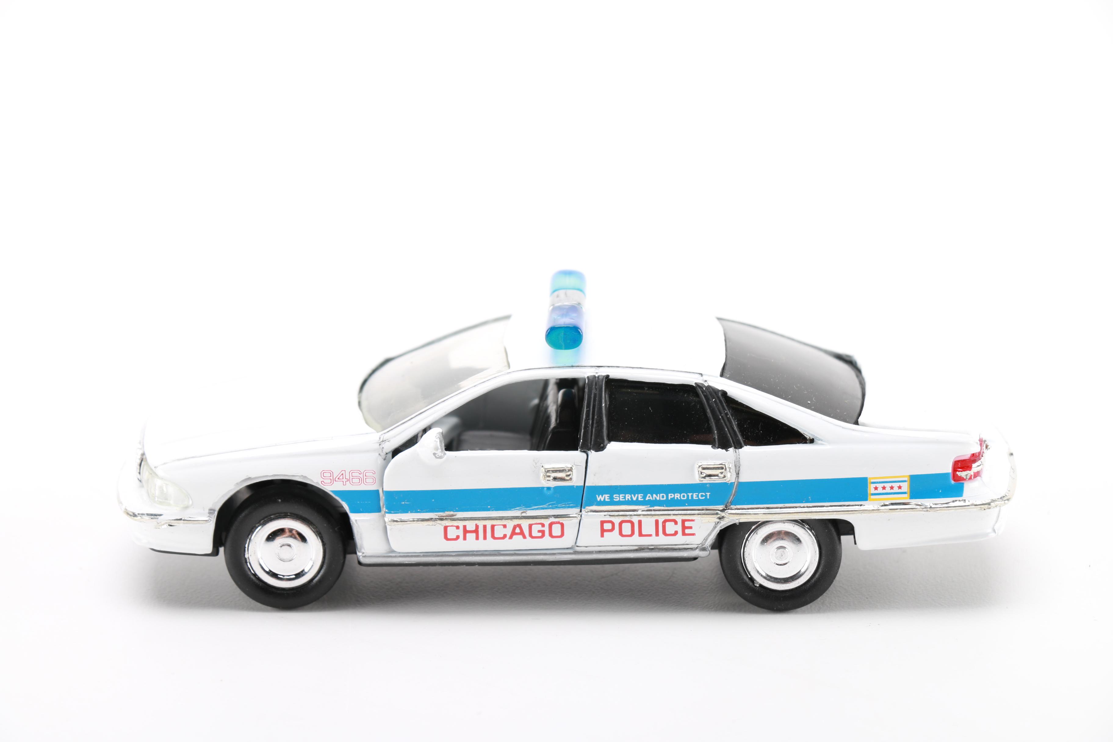 Assortment of Road Champs Chevy Caprice Police Cars