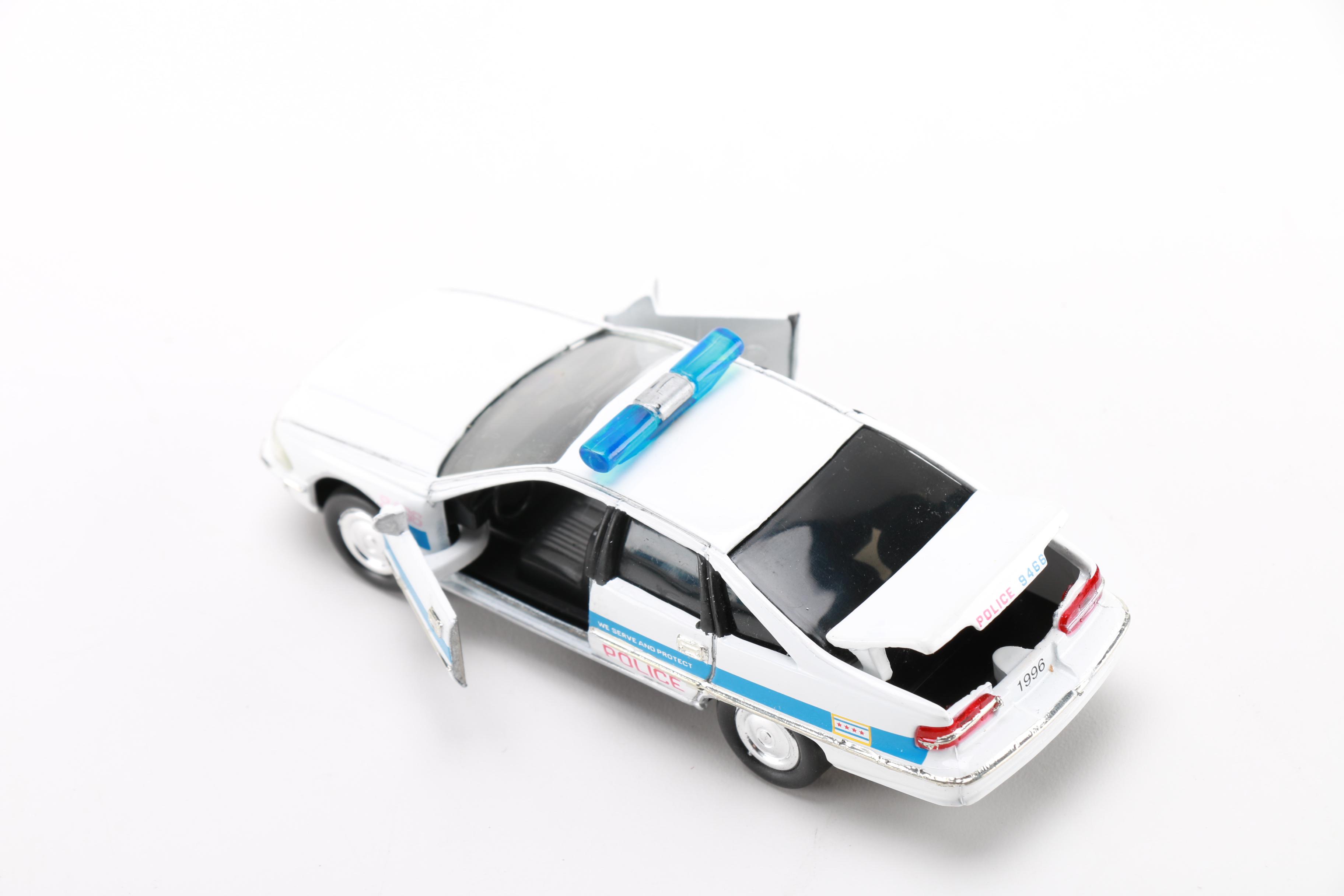 Assortment of Road Champs Chevy Caprice Police Cars