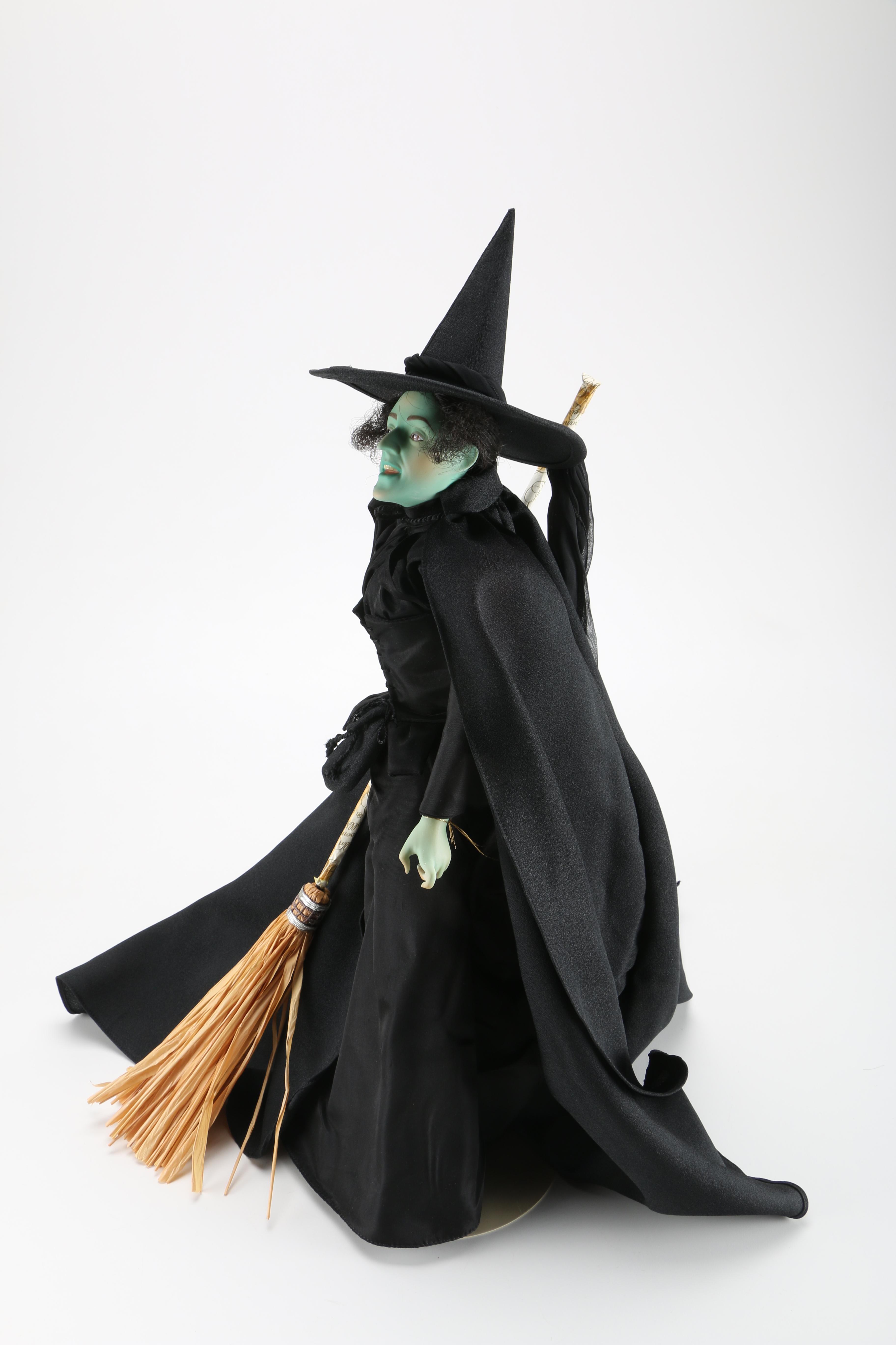 Franklin Heirloom "Wizard of Oz" Wicked Witch of the West Porcelain Doll